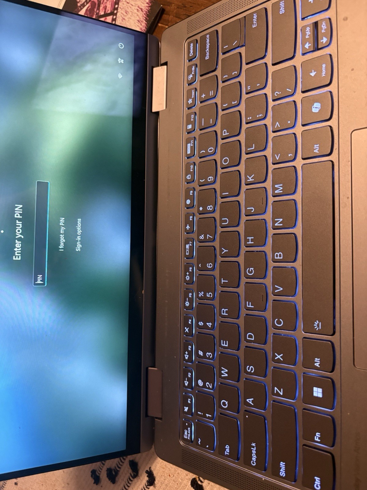 Lenovo Yoga 14″ Gray Touchscreen Notebook Windows 11 Backlit Keyboard Webcam