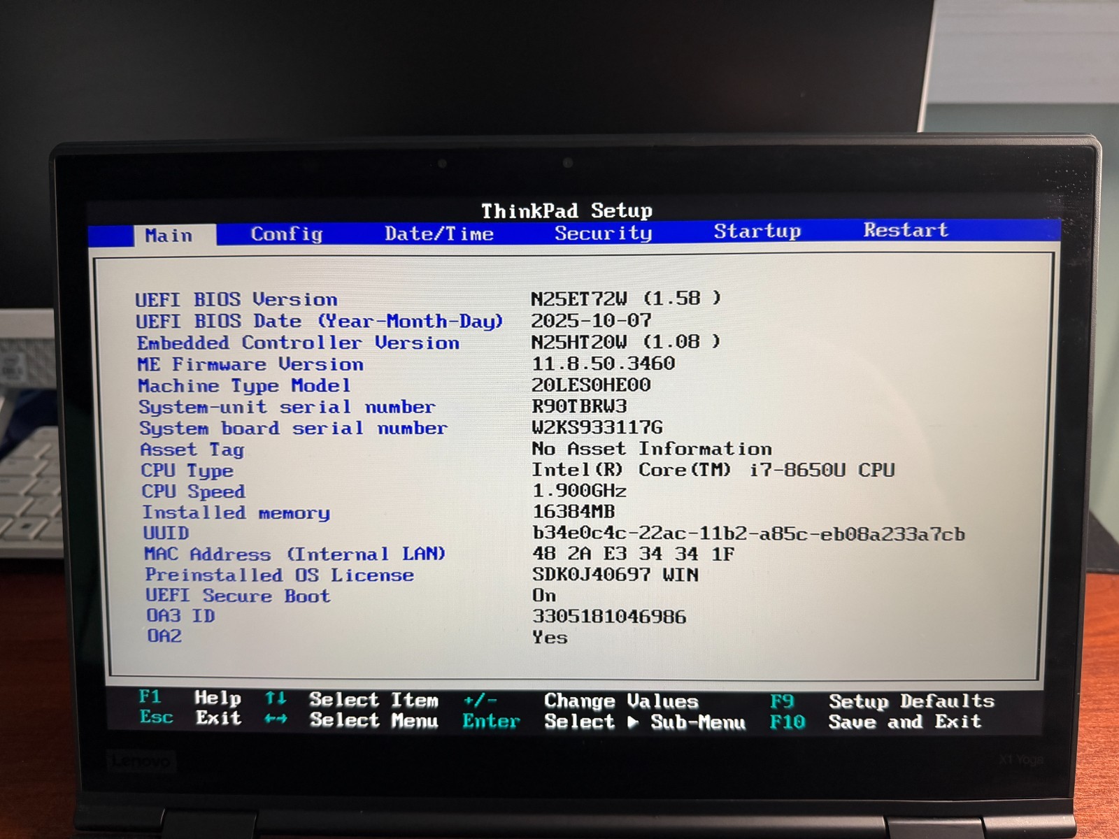 Lenovo ThinkPad X1 Yoga i7-8650U 16GB 512GB NVMe Win11 New Charger Touch Screen