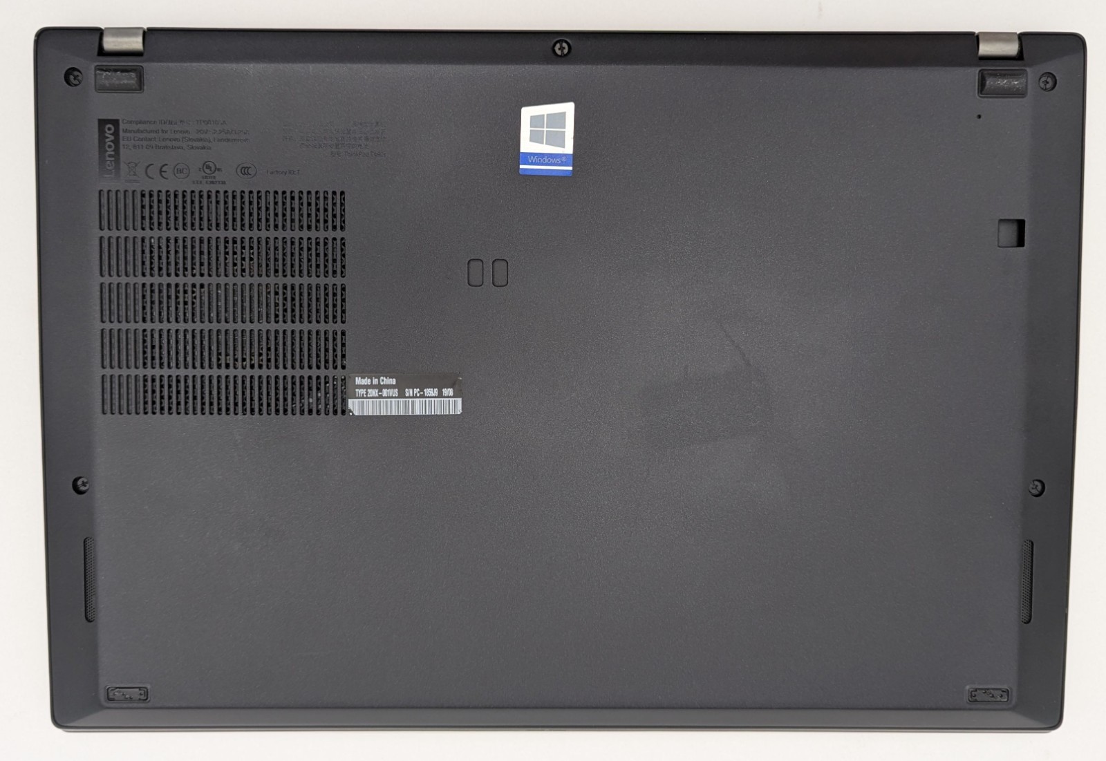 Lenovo ThinkPad T490s 14″ Laptop i5-8265U 1.60GHz 8GB RAM 256GB NVMe Win 11 Pro