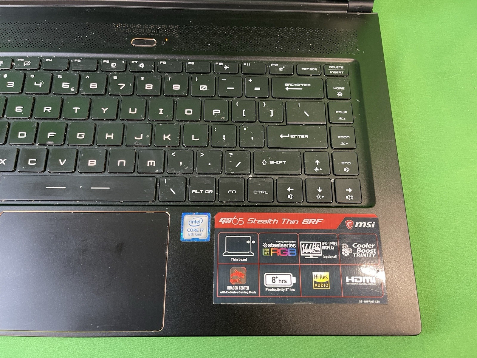 MSI GS65 Stealth Thin 8RF Intel i7-8750H GTX 1070 32GB RAM 1TB SSD 15.6″ | READ