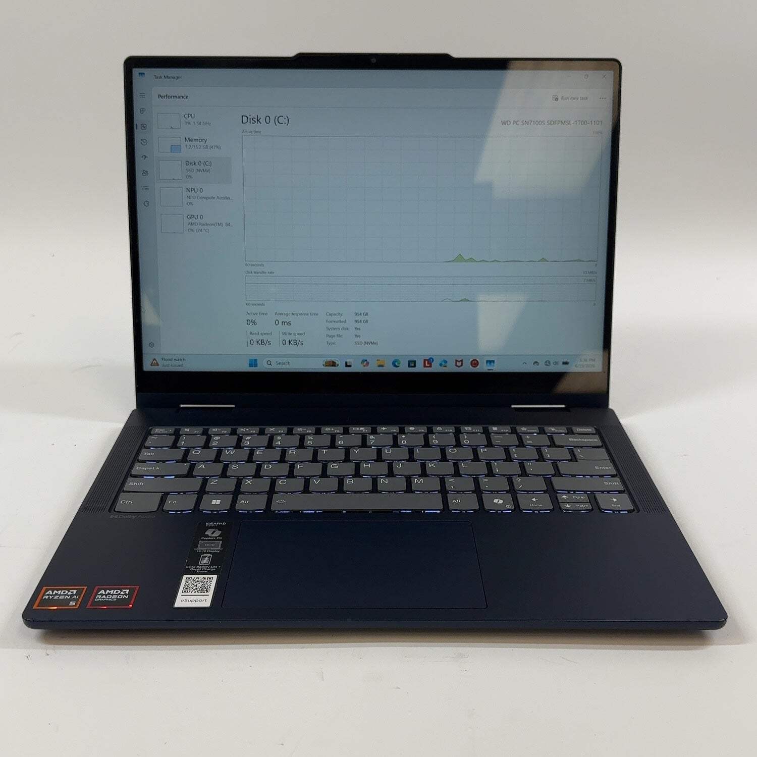 Lenovo IdeaPad 5 2-in-1 14AKP10 14″ Ryzen AI 5 340 2.0GHz 16GB RAM 1TB SSD