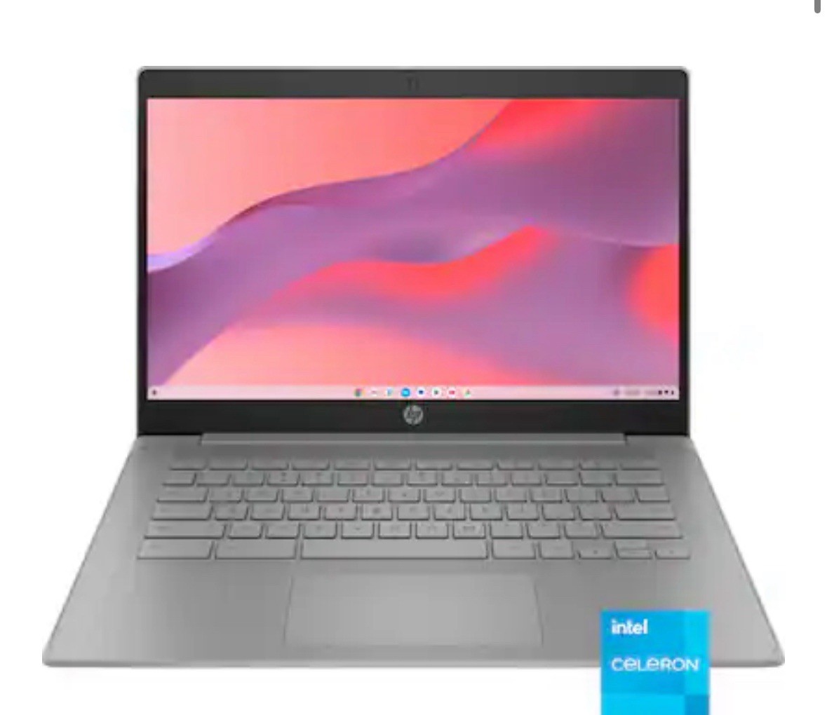 HP-14”Chromebook- Intel Celeron- 4GB-64GB eMMC -Modern Gray-WITH CHARGER NO BOX