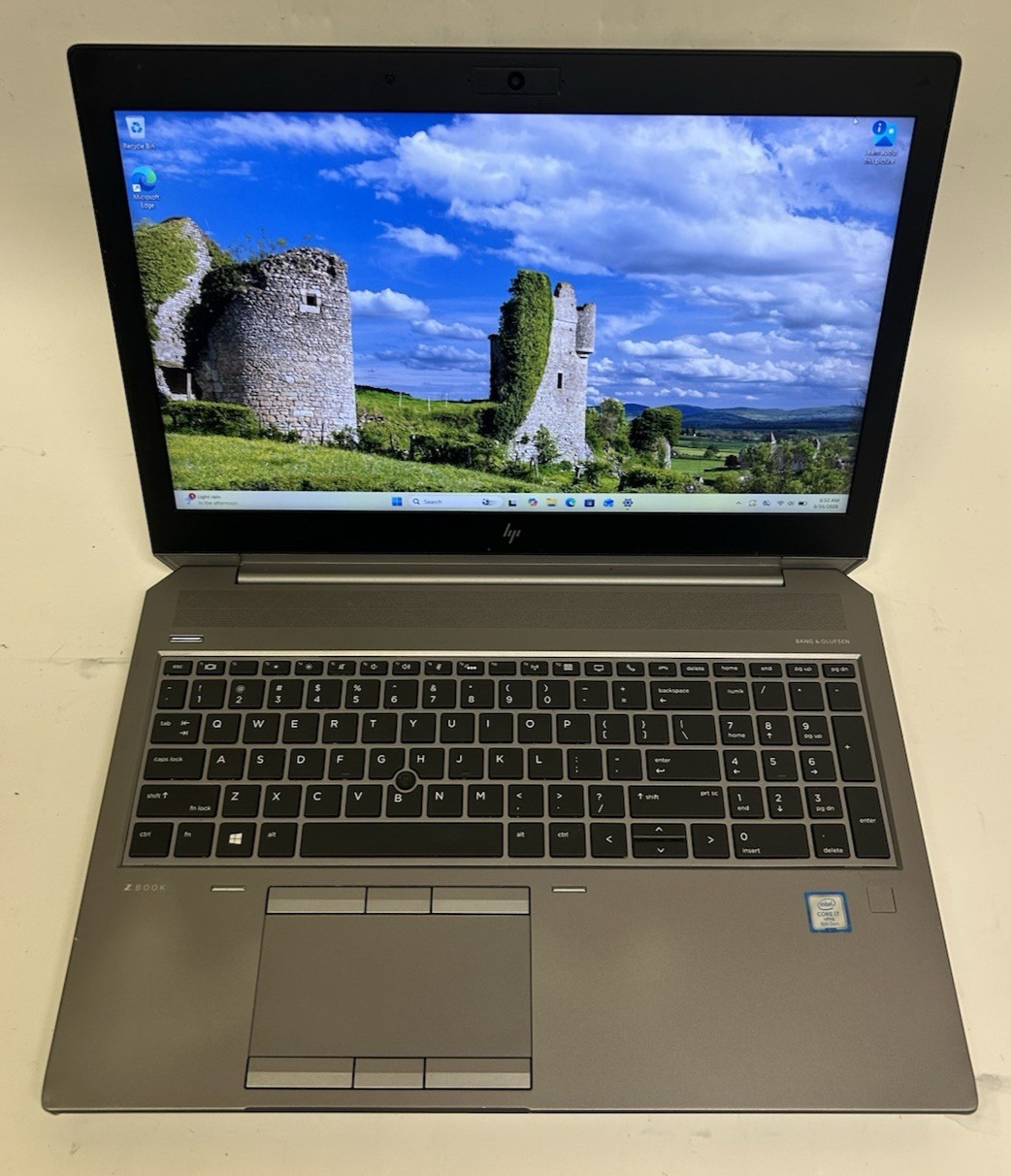 HP ZBook 15 G5 15″ Laptop i7-8850H 16GB RAM – 512GB NVMe – W11P – 4GB GFX – READ