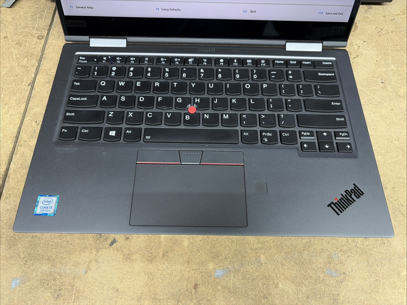 Lenovo ThinkPad X1 Yoga 4th Gen i5-8265U @ 1.60 GHz 8GB RAM NO OS/SSD/AC W/ PEN
