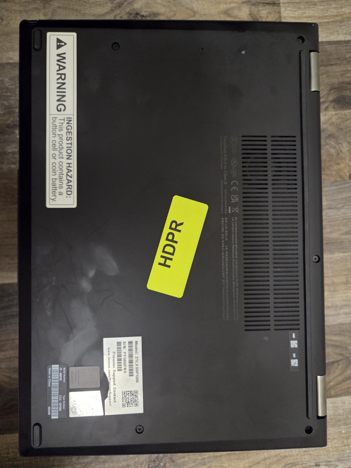 Lenovo ThinkPad X13 Gen 5 Laptop 13.3″ 2-in-1 Ultra 5, 16 Gb Ram No Ssd