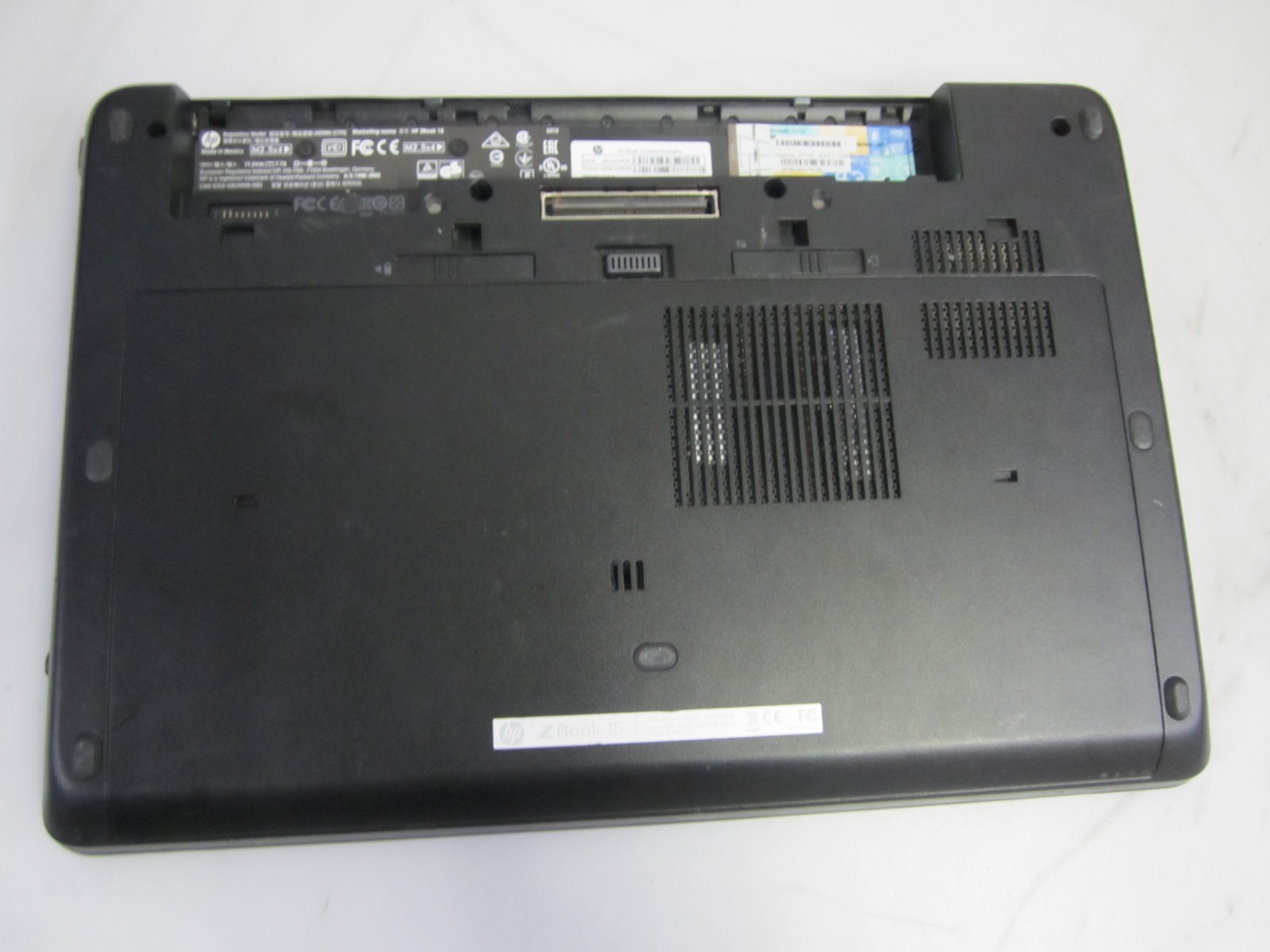 HP ZBook 15 i5-4300M 2.6GHz 16GB 750GB Laptop + AC NO OS/BTRY, BIOS, READ