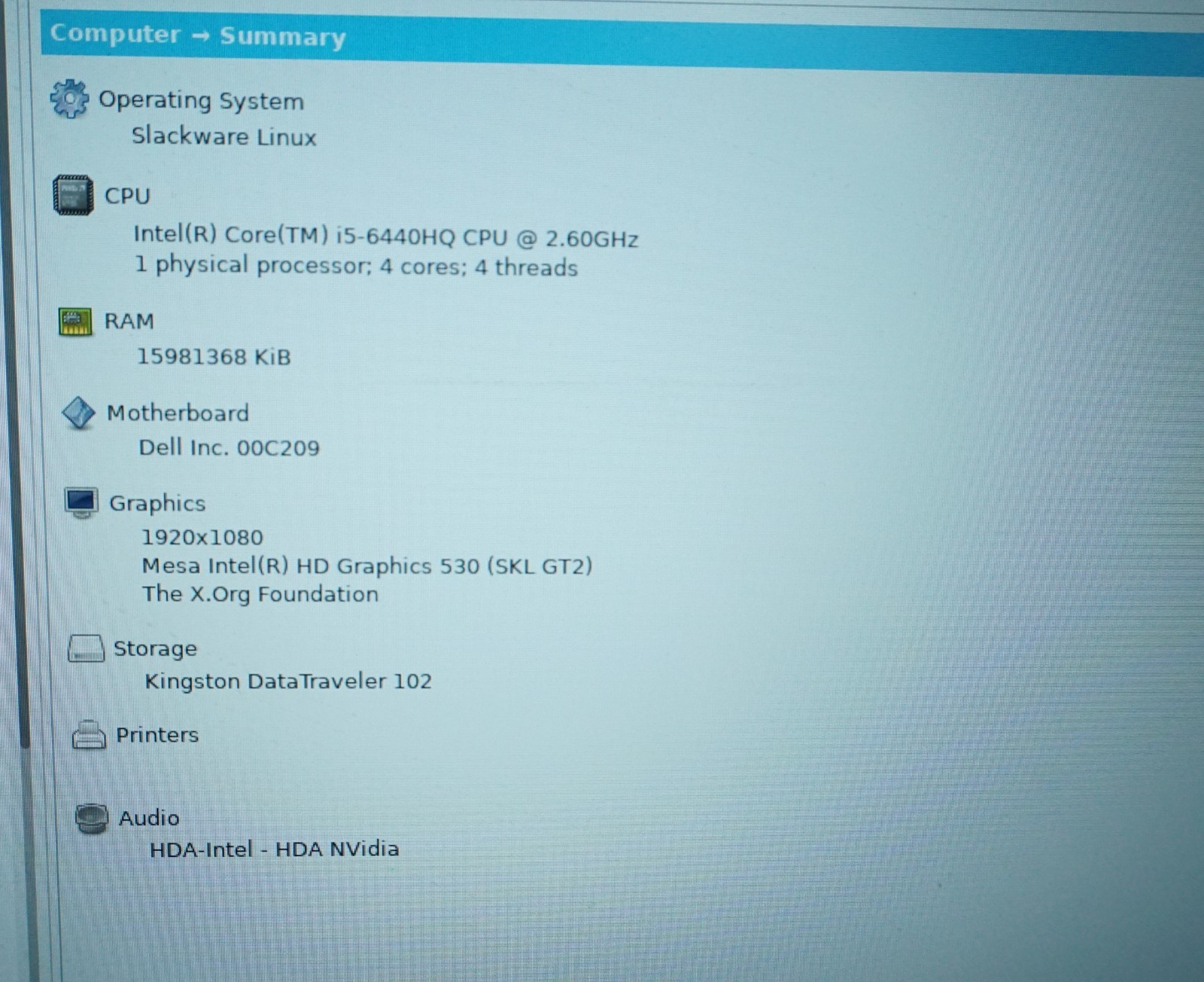 Dell Latitude 5580 15.6” Intel i5-6440HQ @2.60GHz 16GB RAM NO OS/ NO SSD