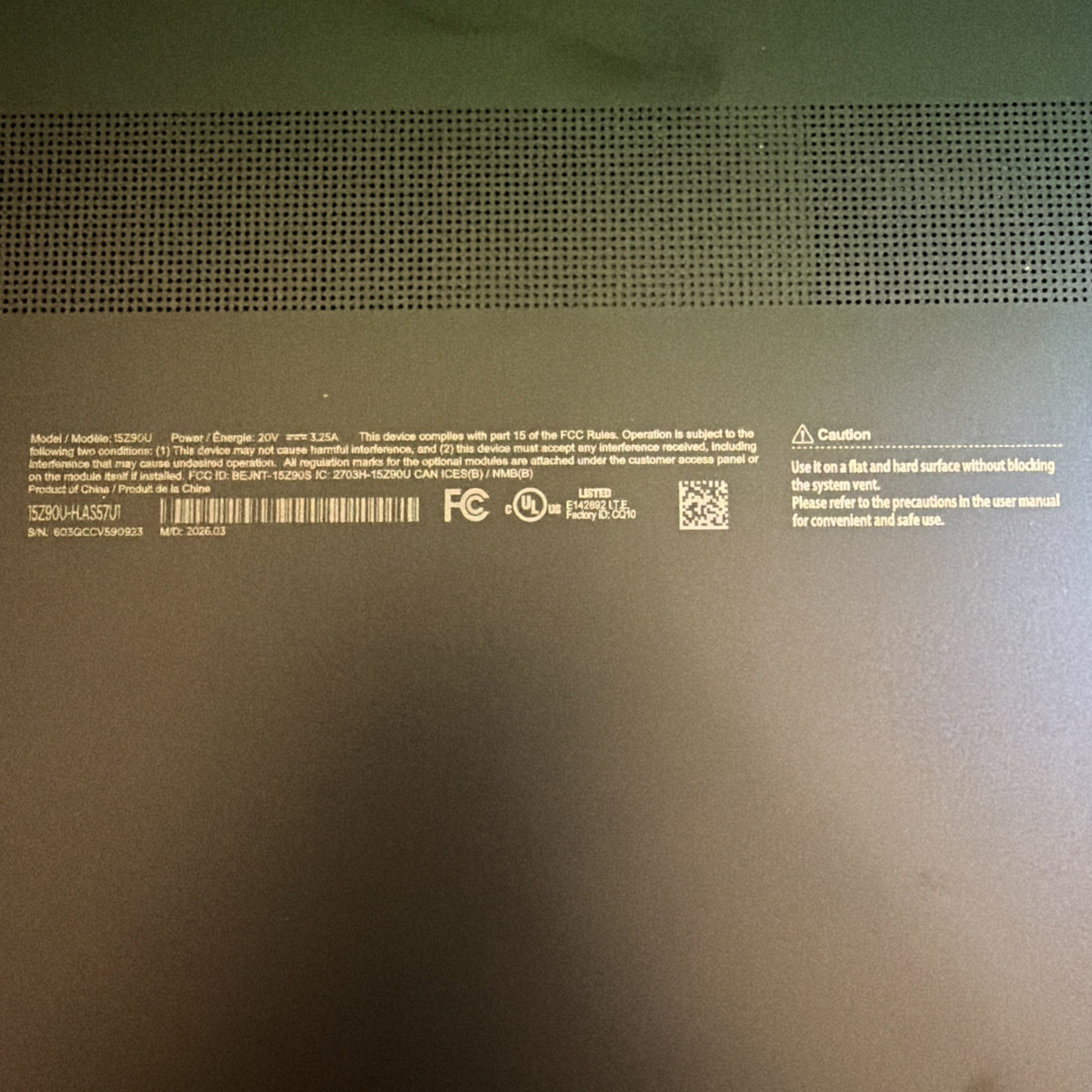 LG Gram 15Z90ou 16GB RAM 1TB SSD (New) Read Description