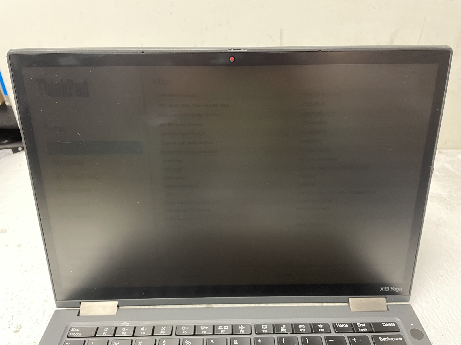 Lenovo ThinkPad X13 Yoga Gen 2 13″ i5-1145G7 @2.60GHz 16GB RAM NO SSD Parts READ