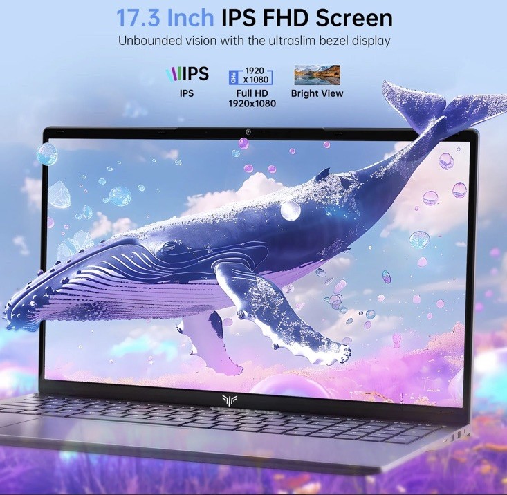 ACEMAGIC AX17PRO 17.3″ Laptop AMD Ryzen 4300U (Up to 3.7GHz) 16GB 512GB Win 11