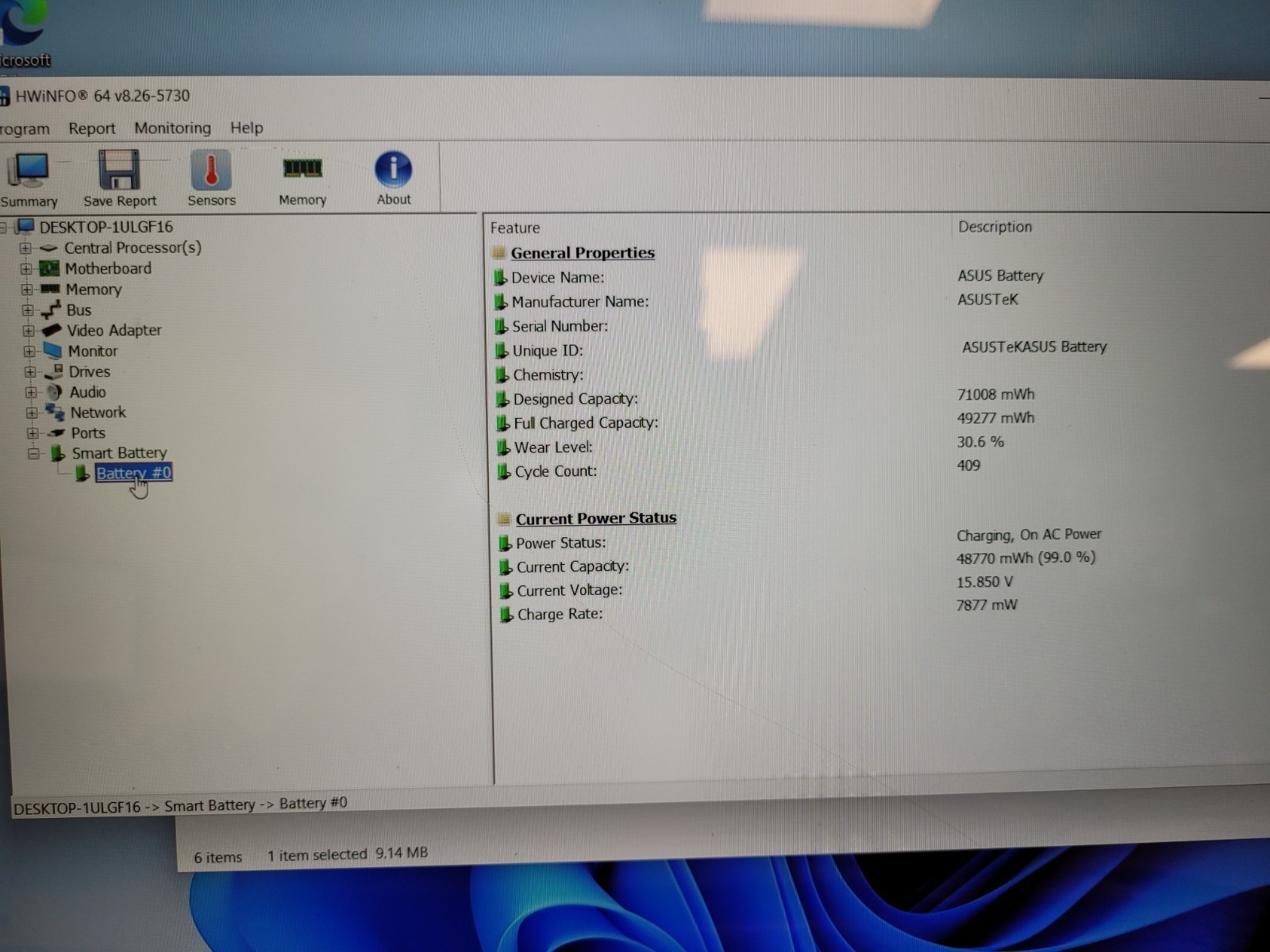 Asus zenbook 15 15.6″ i7-10510u 1.8ghz 16gb onboard ram 256gb ssd read 072882038