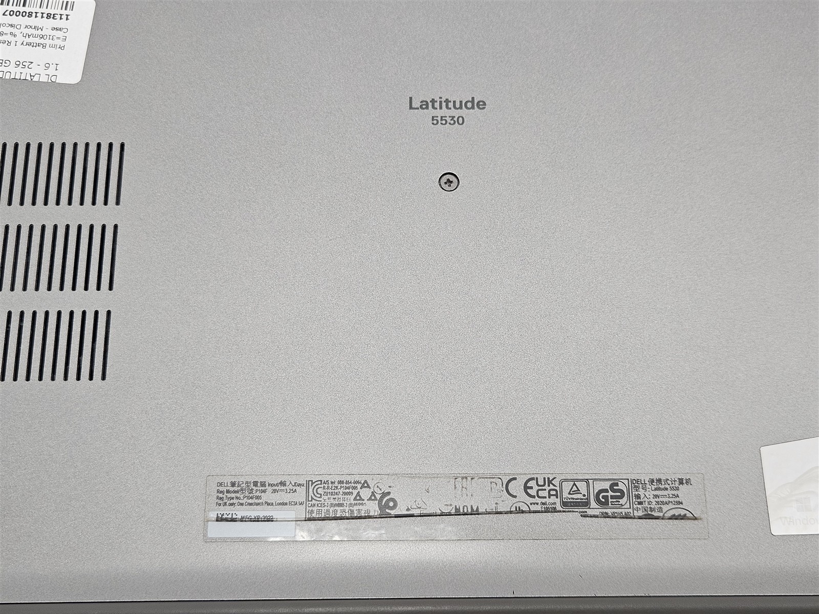 Dell 15.6″ Latitude 5530 16GB 256GB SSD i5-1245U Iris Xe Business Laptop