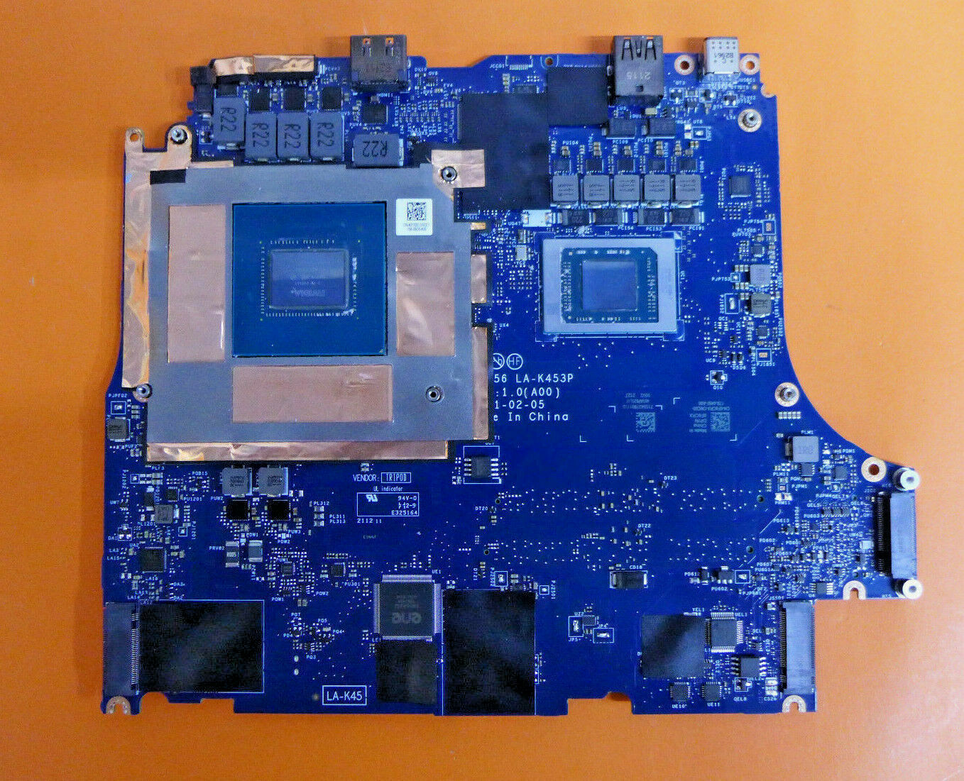 Alienware M15 R5 Laptop Motherboard Ryzen 7 5800H 16GB RAM RTX 3060 F8CRX