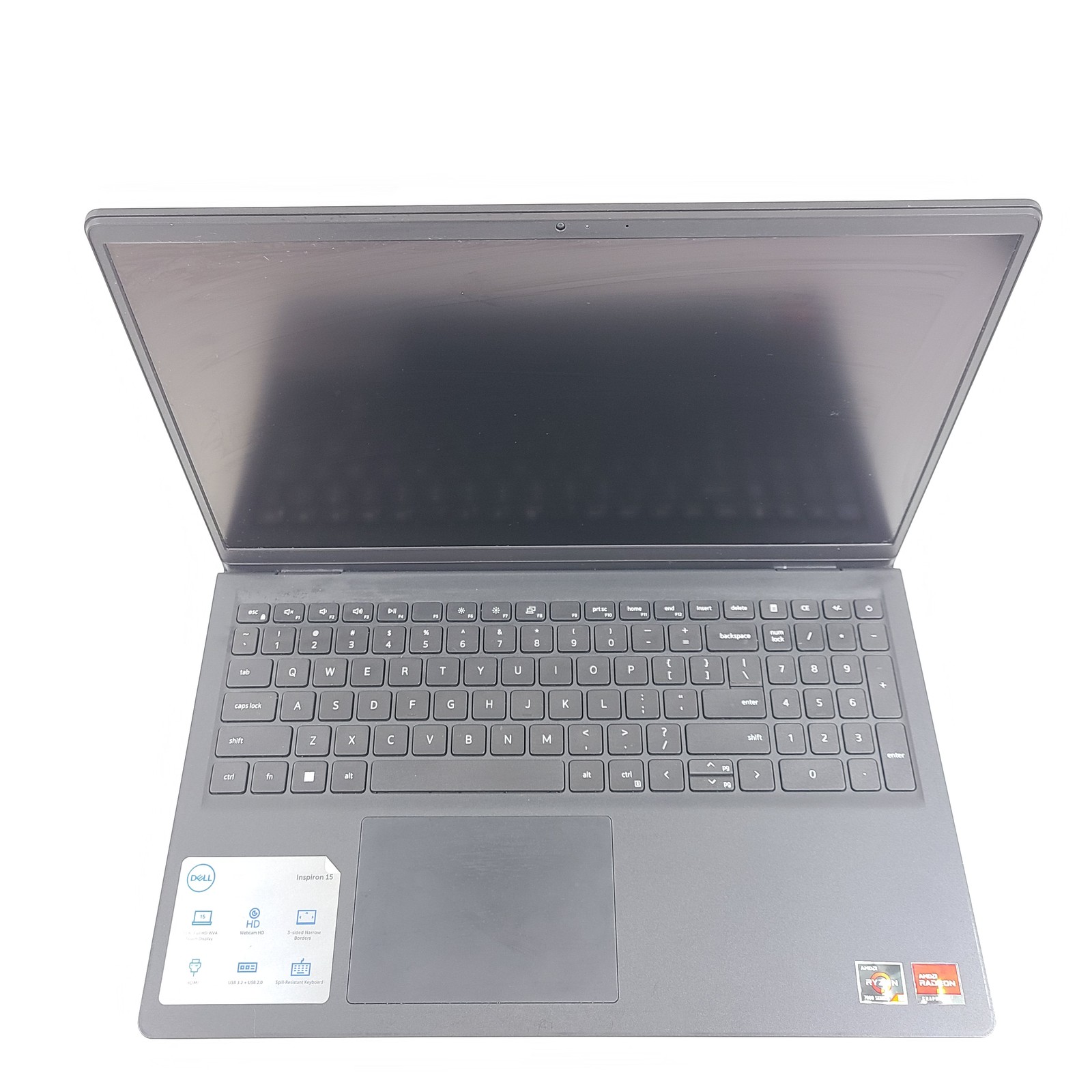 Dell Laptop Inspiron P112F 15.6″ AMD Ryzen 5 7530U @ 2.00 GHz 512GB SSD 8GB RAM