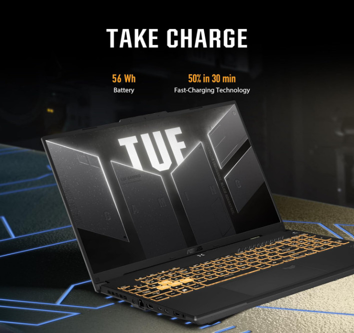 ASUS TUF Gaming F16 FX607VU-ES51 16″ RTX 4050 Core 5 210H 8GB 512GB SSD New