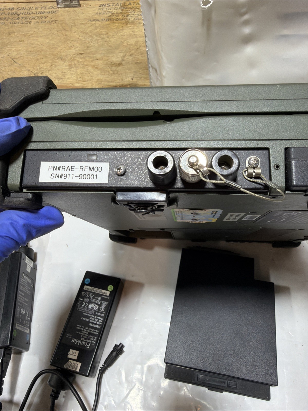 Military Laptop AMREL RK886EX With Accessories And Bag