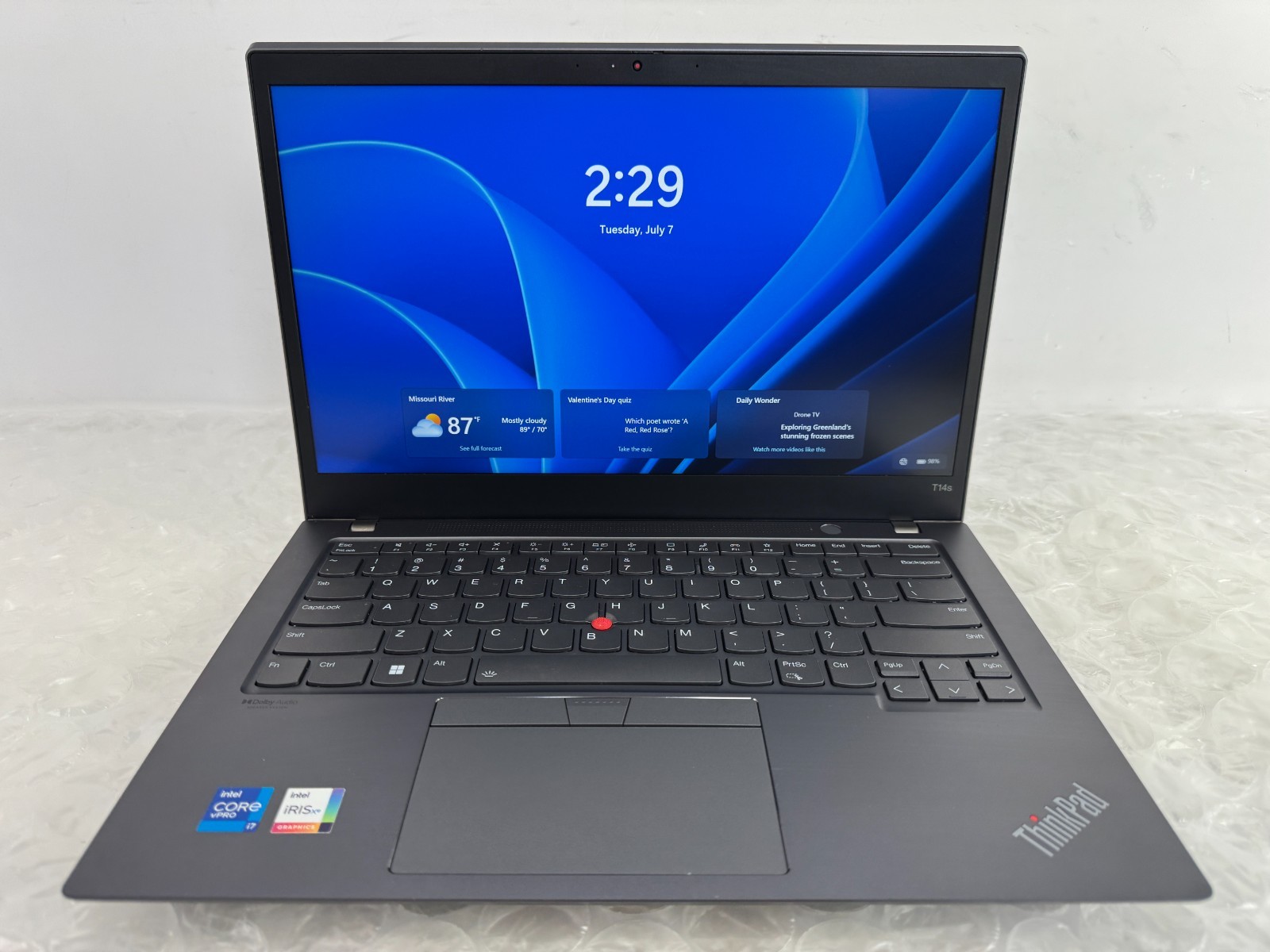 Lenovo ThinkPad T14s Gen 2 i7-1185G7 16GB 256GB SSD 14″ FHD Win 11 Pro