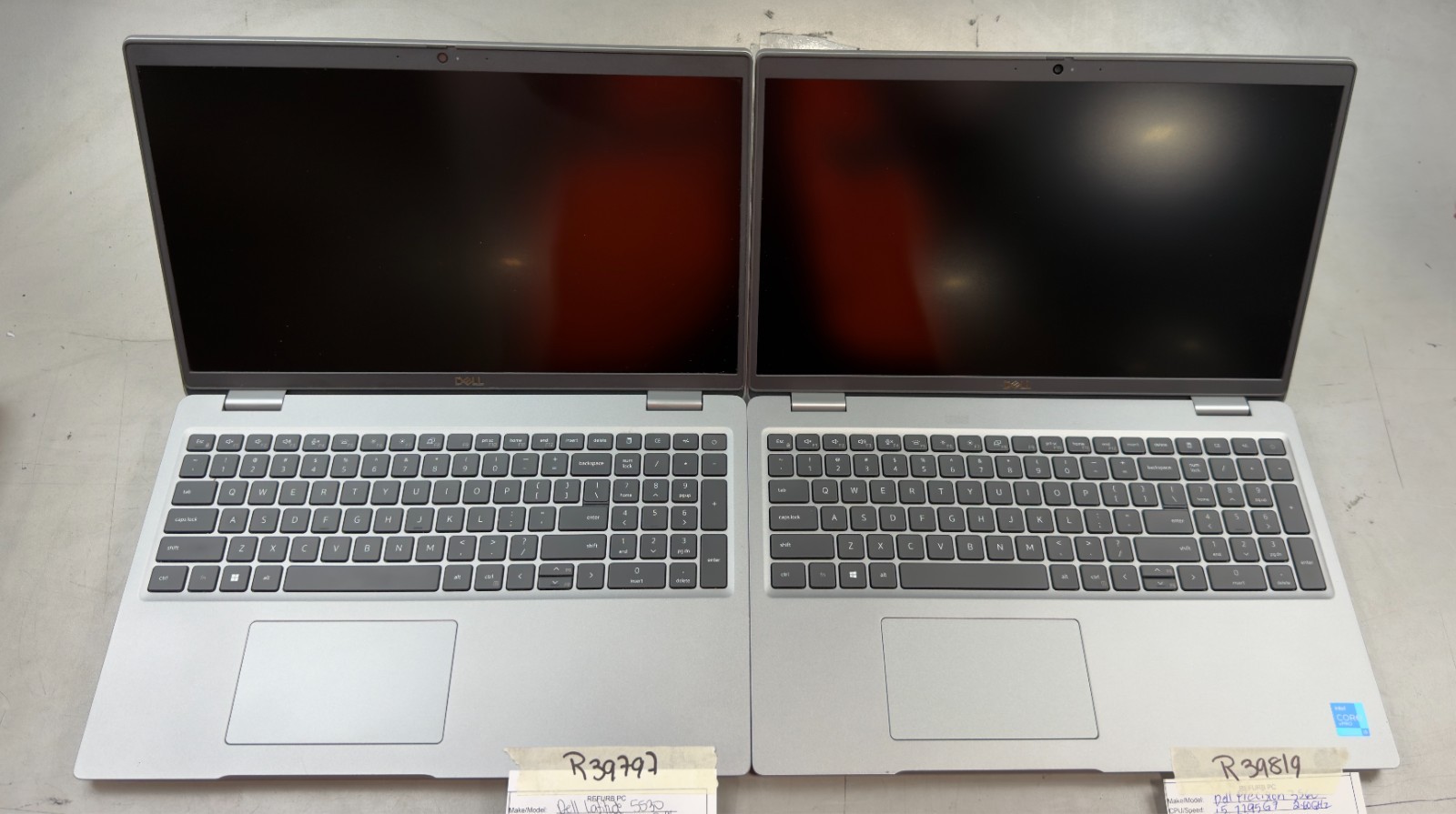 (Lot of 4) Dell Precision 3560 i5-1145G7 / 16GB RAM / T500 / NO SSD -RL6031