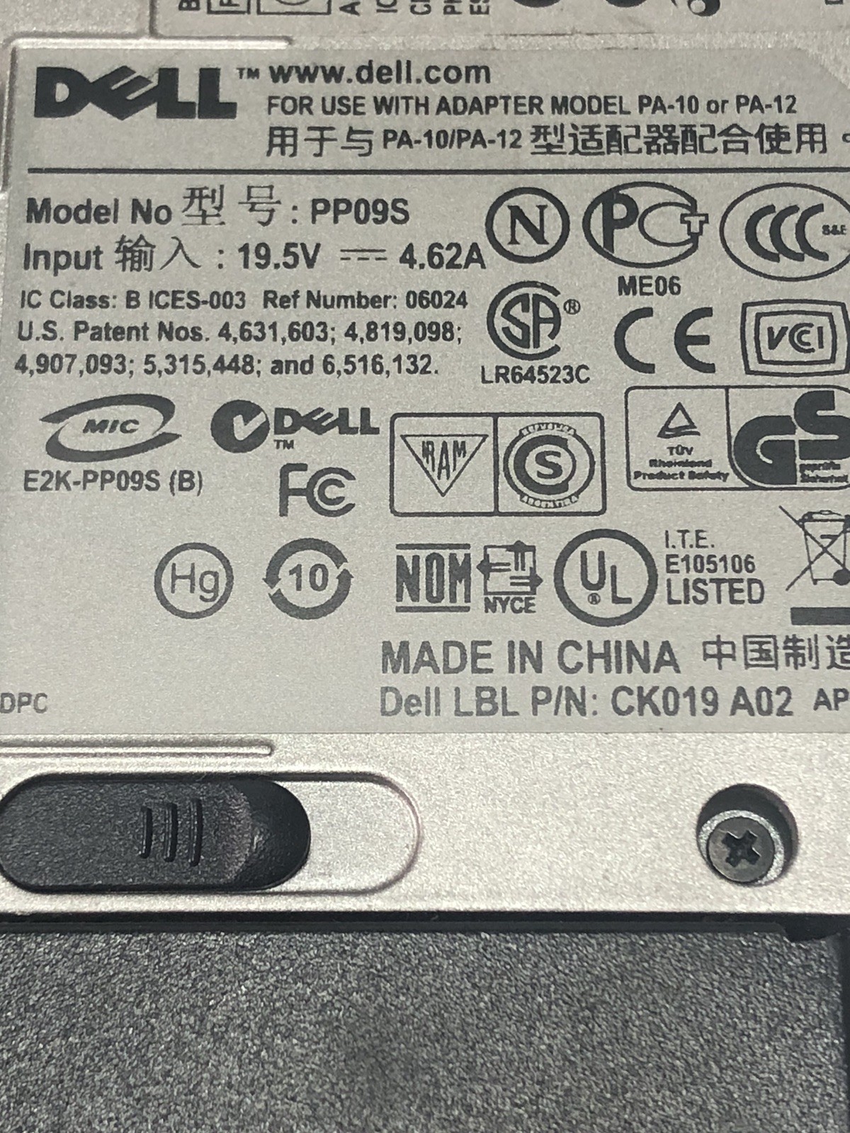 Dell Latitude D420 12.1” Laptop Intel Core Solo No HDD/Connector