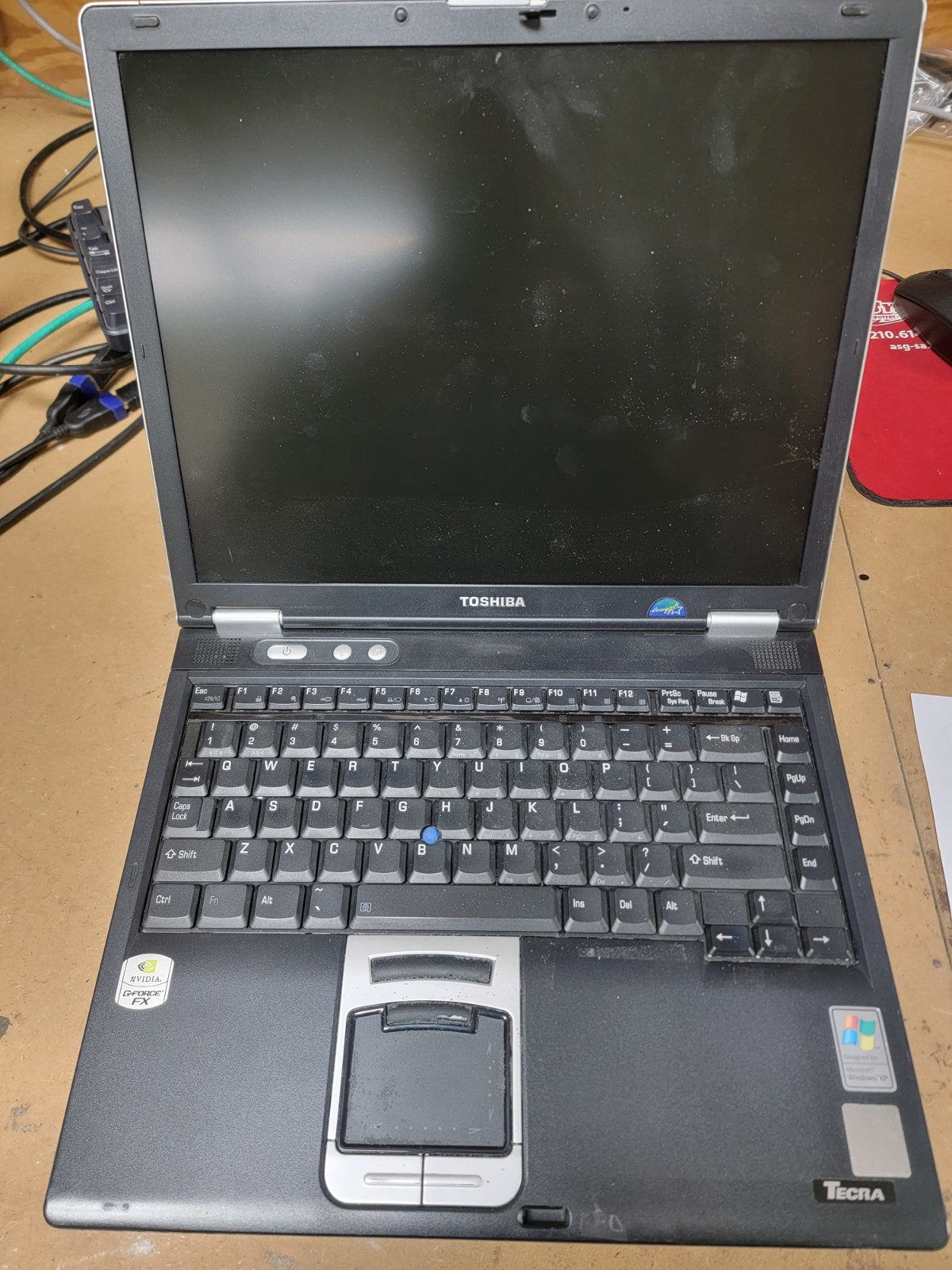 TOSHIBA Tecra M2-S730 – NO HDD – NO BATTERY – PARTS OR REPAIR