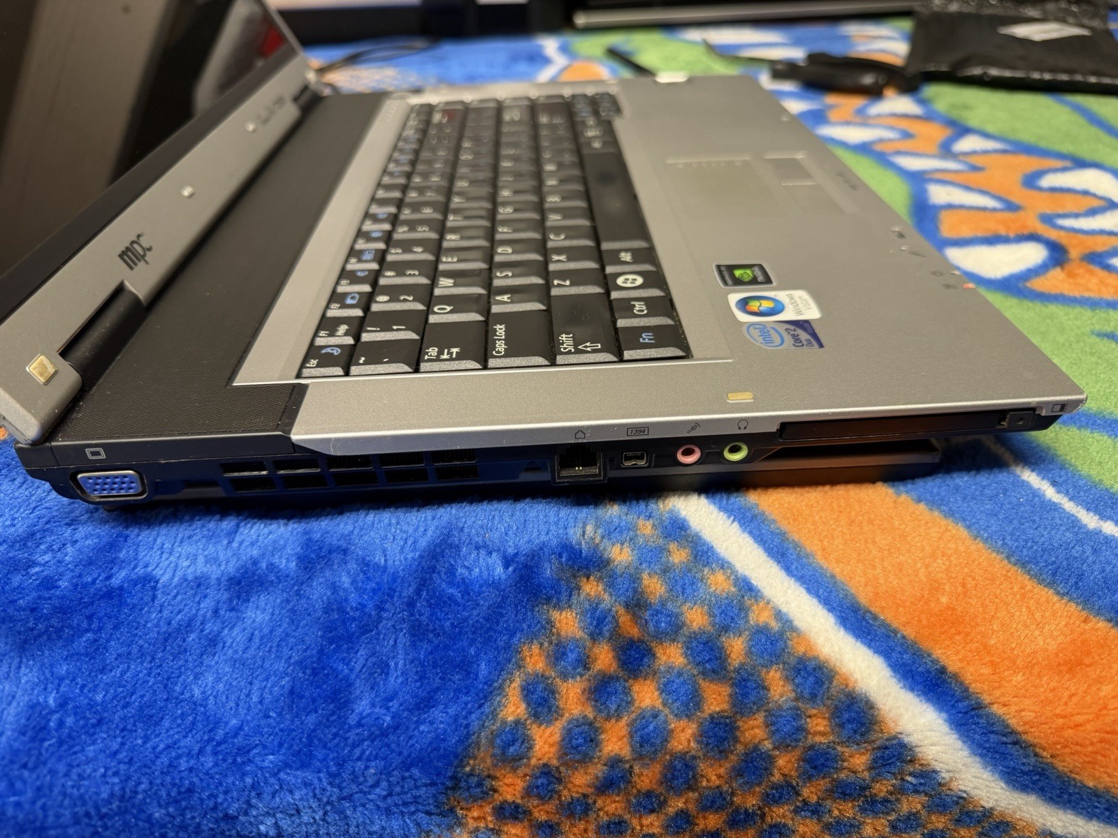 MPC Transport T2500 Laptop Computer 15.1 TFT Win10pro C2D 2.50 40GB 4GB DVDRW