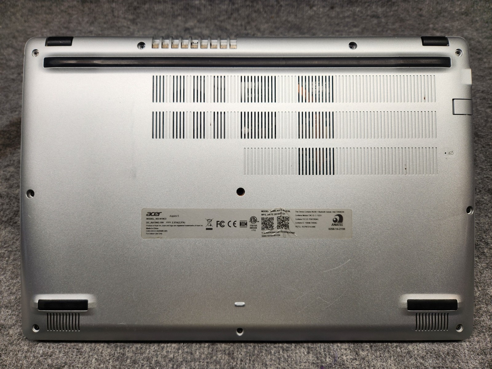 Acer Aspire 5 N19C3 15.6″ Laptop AMD Ryzen 3 3200U 2.6GHz 4GB RAM 128GB SSD