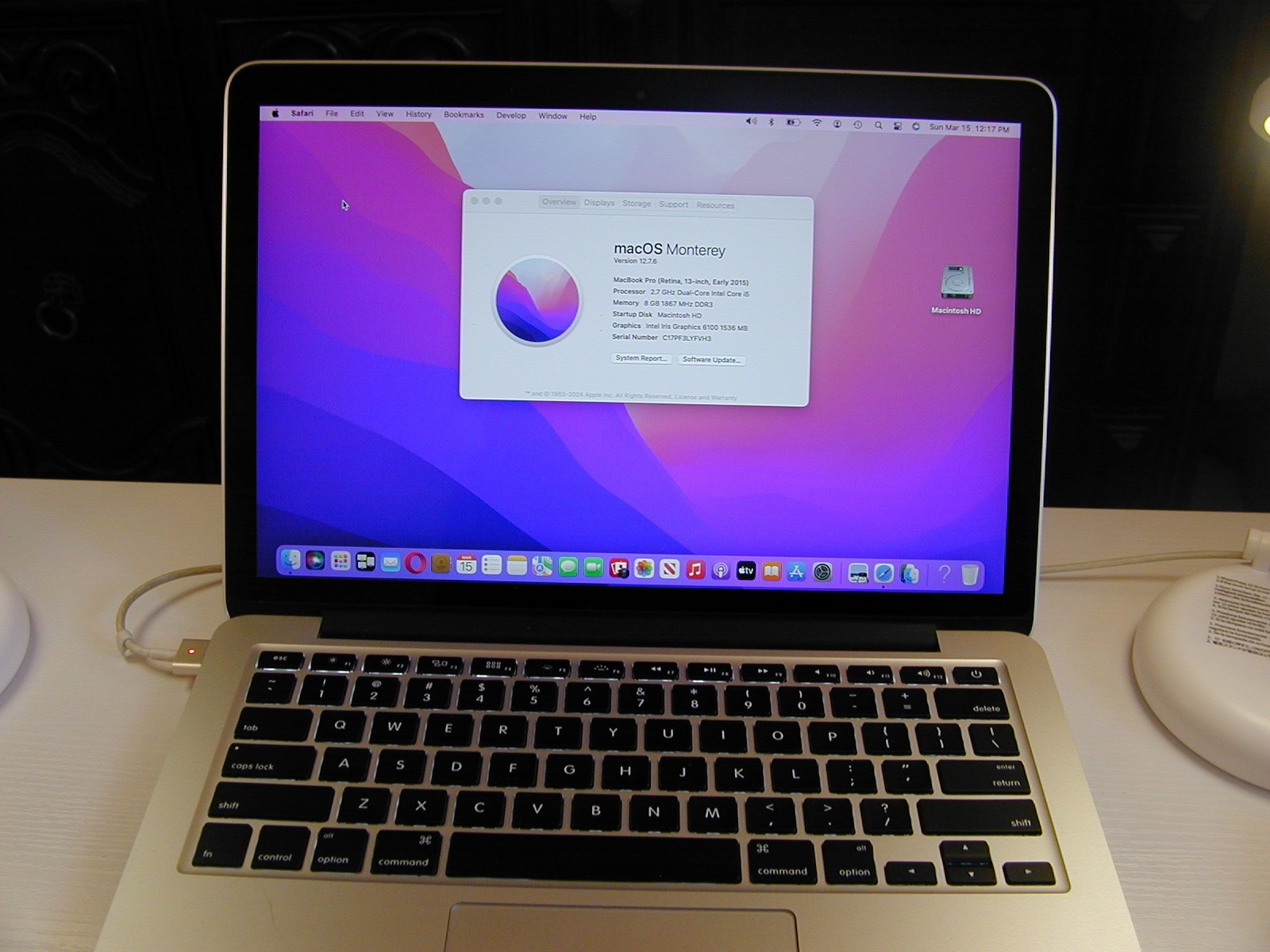 Apple McIntosh Laptop Pro New Battery Installed By Apple Buy It Now!!