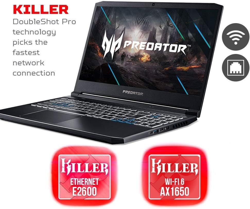 Acer Predator Helios 15.6″ FHD 144Hz i7-10750H 32GB 1TB(512+512) RTX 2060 W11H