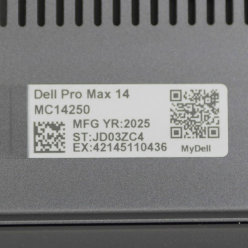 Dell Pro Max 14 MC14250 14″ 1TB 2.2GHz 32GB RAM Intel Core Ultra 7 (H90001239)