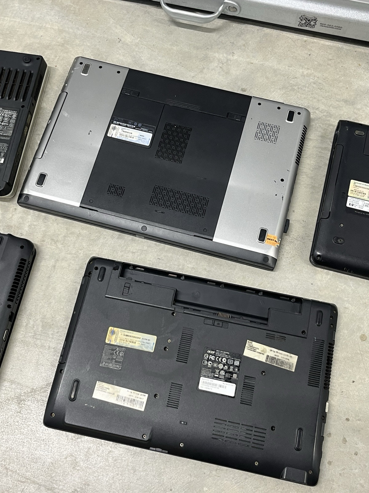 Lot of 5 Mixed Brand Laptops | HP, Dell, Toshiba, Acer | Read Description