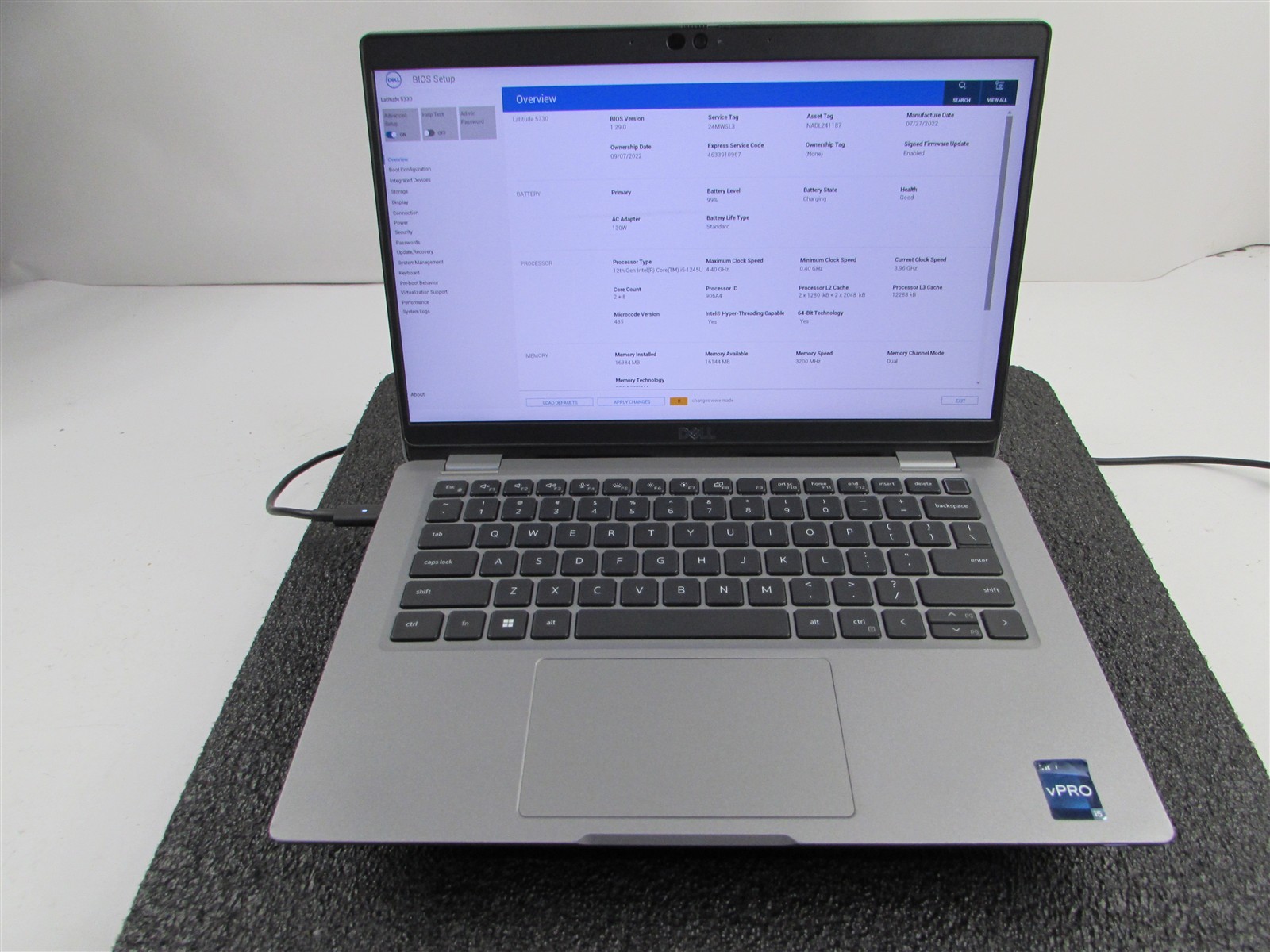 DELL LATITUDE 5330 FHD TOUCHSCREEN I5-1245U 10 CORE 512GB SSD 16GB RAM NO O.S
