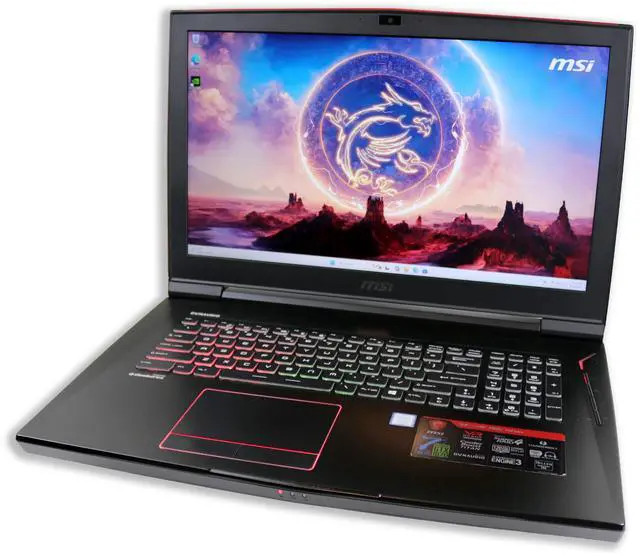 MSI GT73 7RE Titan 17.3 in FHD i7-7820HK GTX 1070 32GB RAM 512GB SSD + 1TB HDD