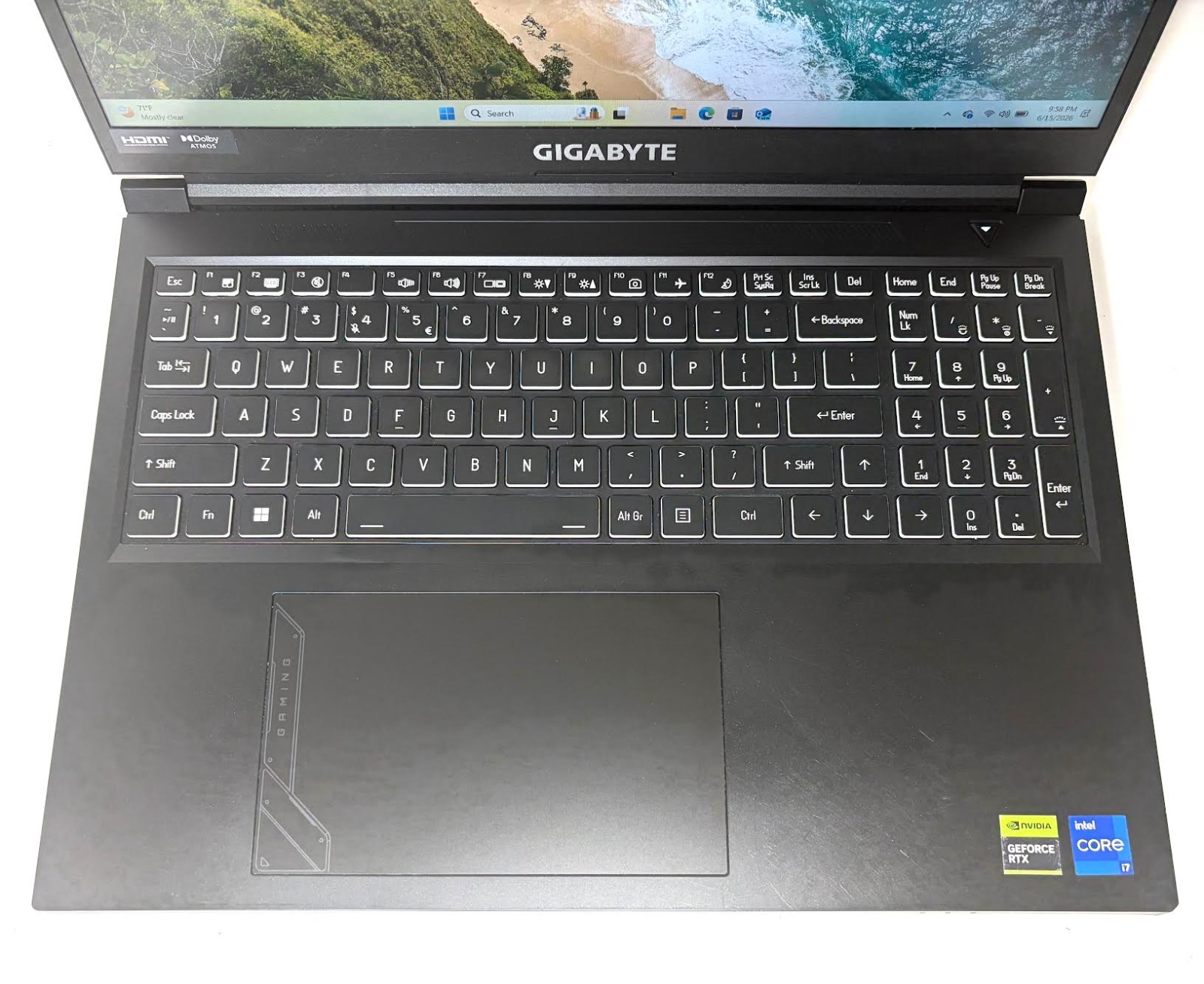 Gigabyte G6 KF Gaming Laptop i7-13620H RTX 4060 8GB 32GB RAM 1TB SSD Windows 11
