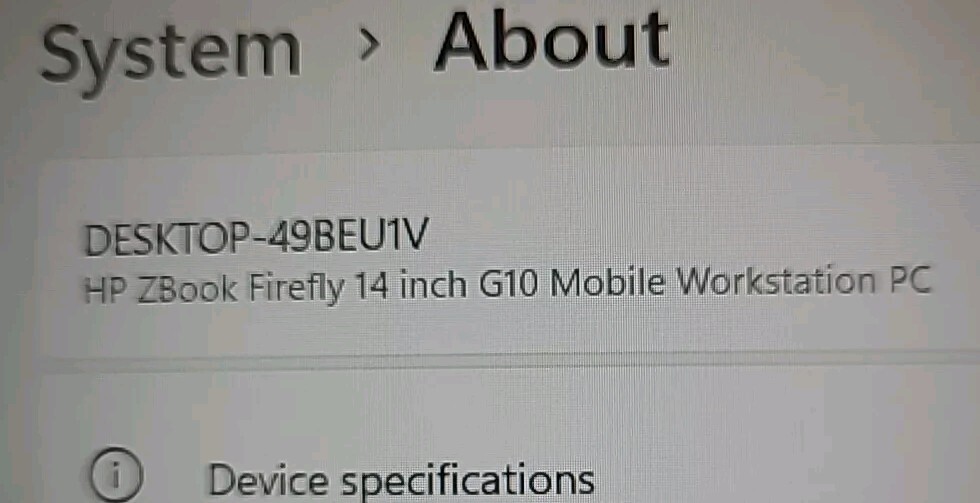 HP ZBook FireFly 14 G10 Workstation Intel i5-1350P 32GB 512GB SSD Wolf W11P