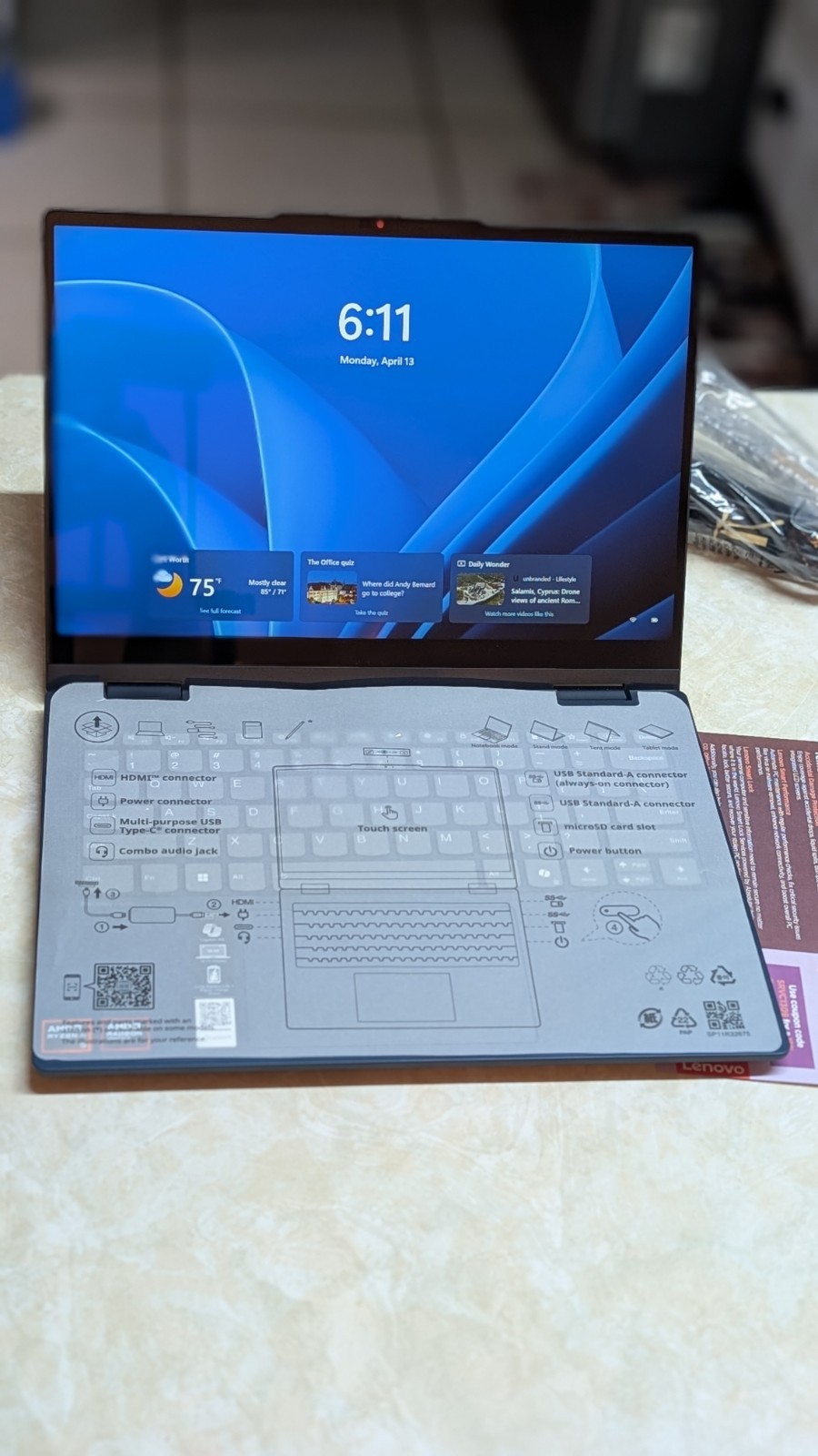 IdeaPad 5 2-in-1 14AXP10 AMD Ryzen AI 5, Cosmic Blue