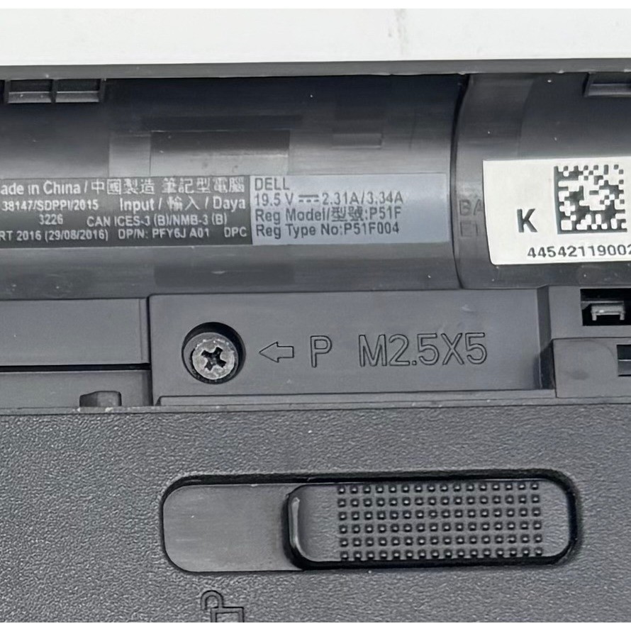 Dell Laptop P51F Inspiron 15 5000 Series 15″ Silver Fair Untested For Parts