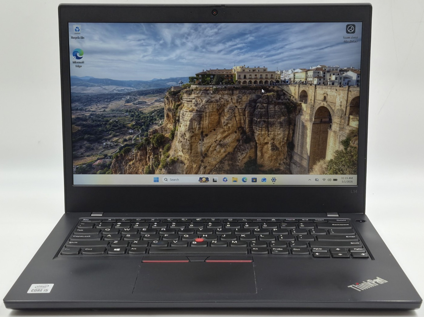 Lenovo ThinkPad L14 Laptop i5-10210U 1.60GHz 8GB RAM 256GB NVMe Win 11 Pro