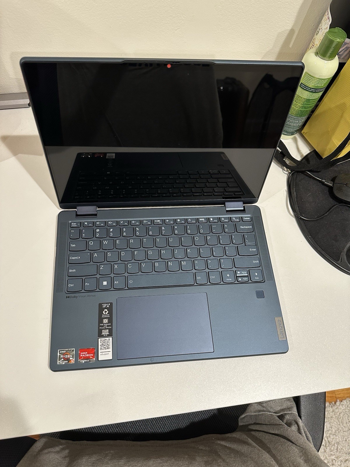 Lenovo 2-in-1 13.3″ Touch Laptop -Ryzen 5 7530U with 8GB – 256GB SSD – Dark Teal