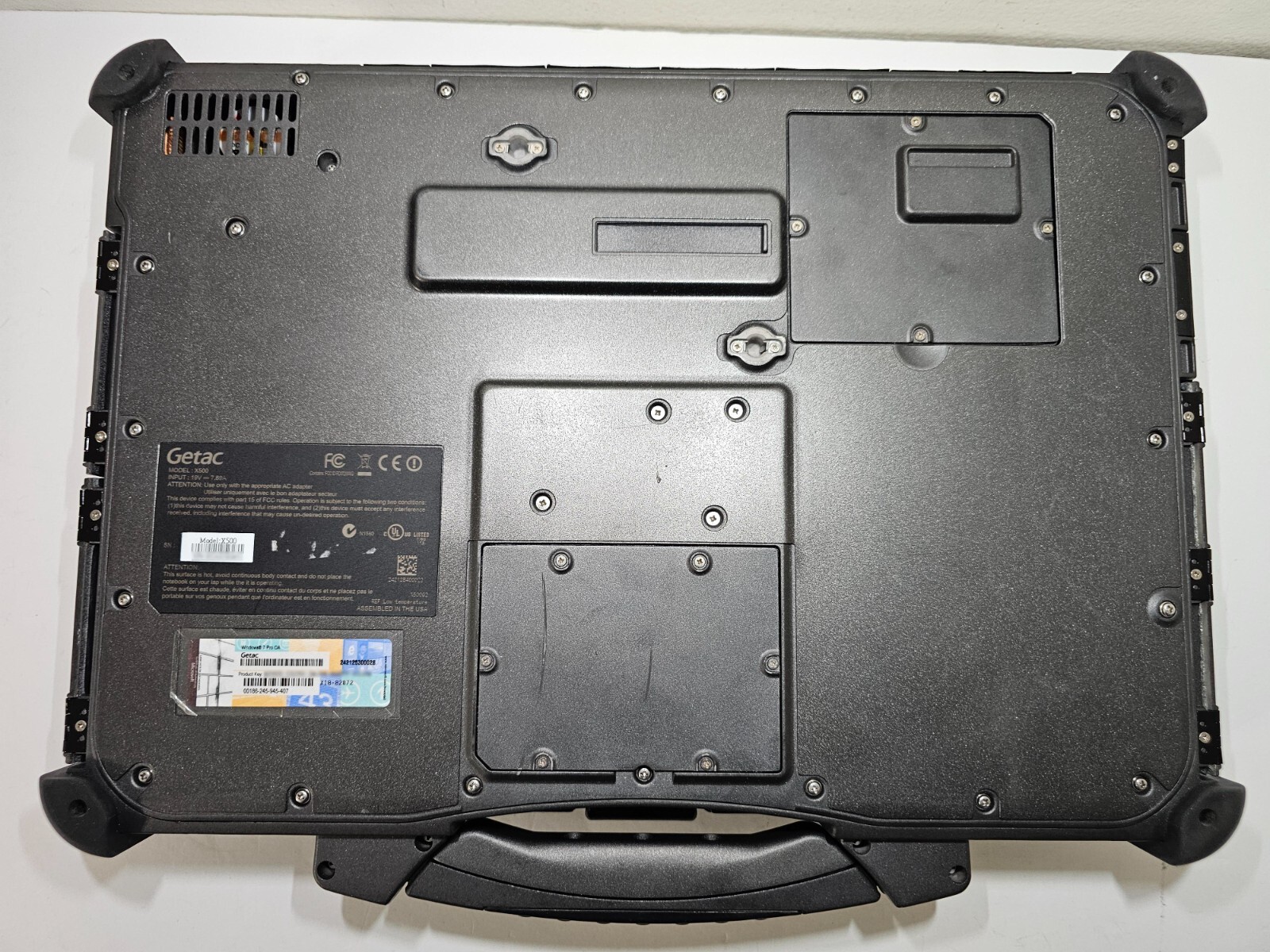 GETAC X500 G2 Rugged 15.6″ / i7-4600U 2.90GHz / 16GB RAM / 1050GB SSD / +CHARGER
