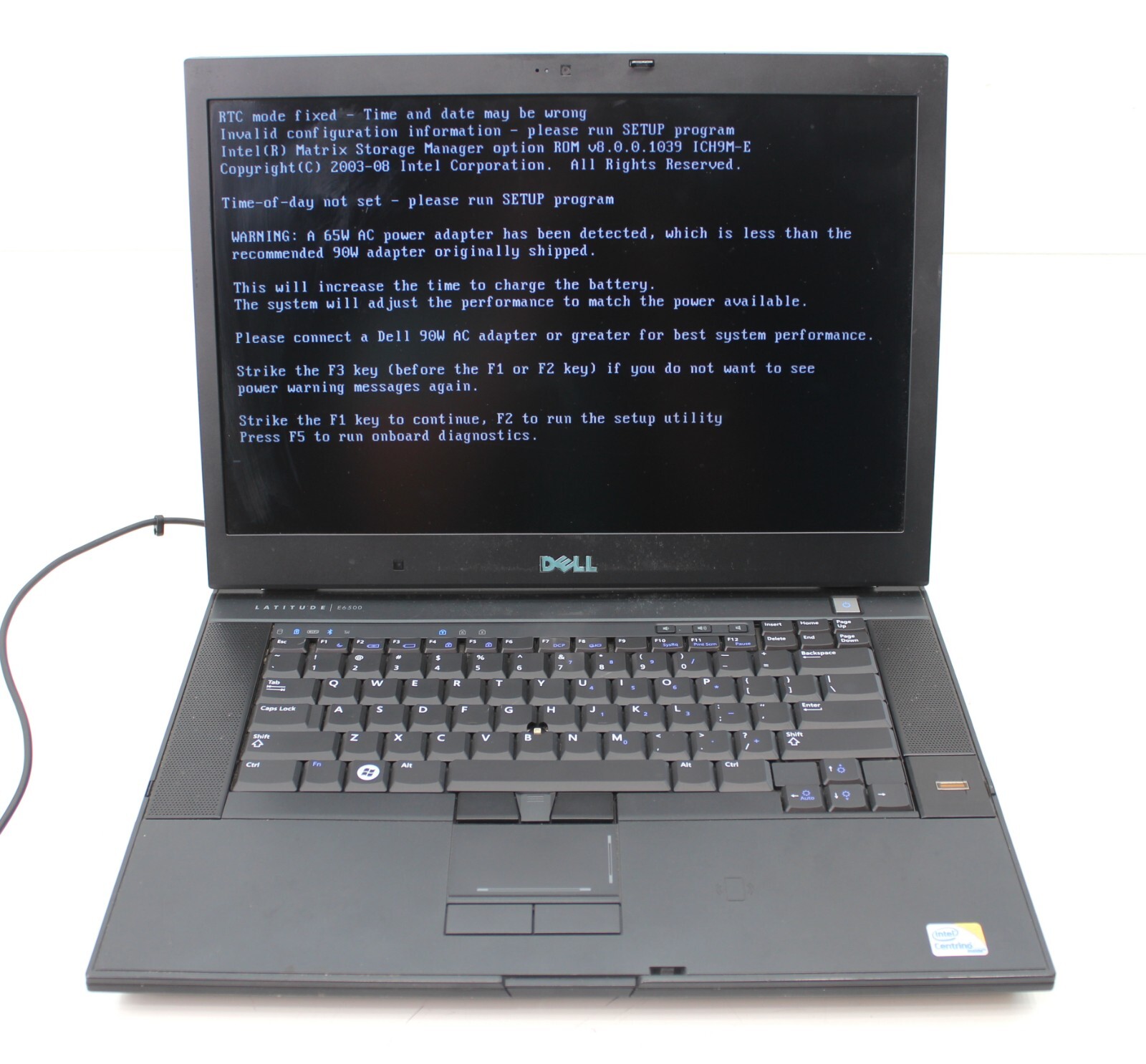 Dell Latitude E6500 15.4″ Laptop No OS, HDD, or Charger #3E-27