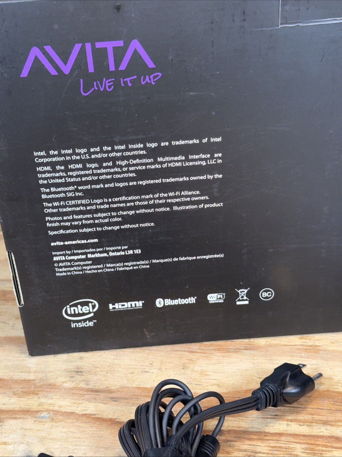 AVITA Clarus CN6314 F551 Gold HDMI 14″ Intel Core i5 7th Gen Laptop For Parts