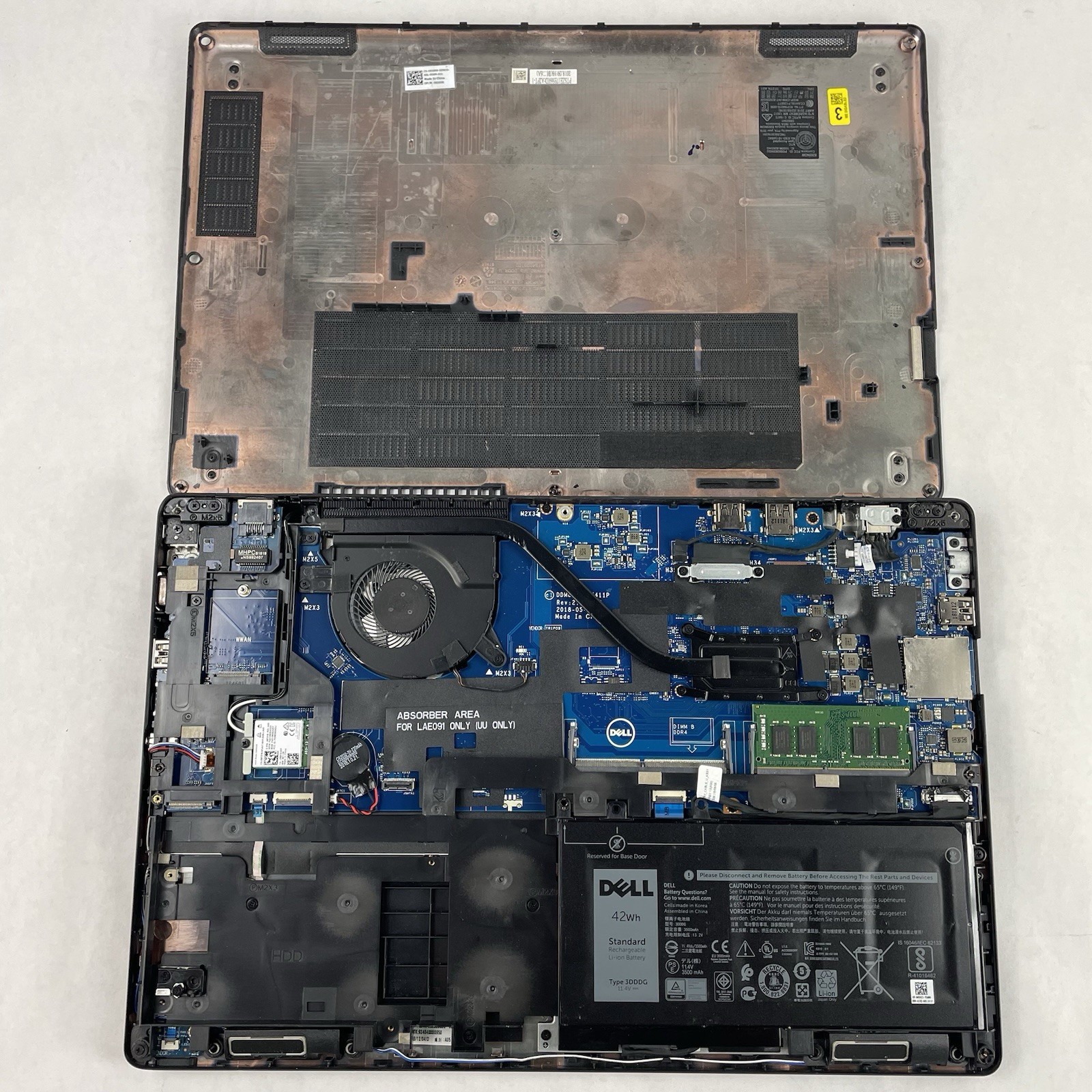 Dell Latitude 5590 15.6″ i7-8650U 1.90 GHz 8 GB RAM No SSD/OS/AC