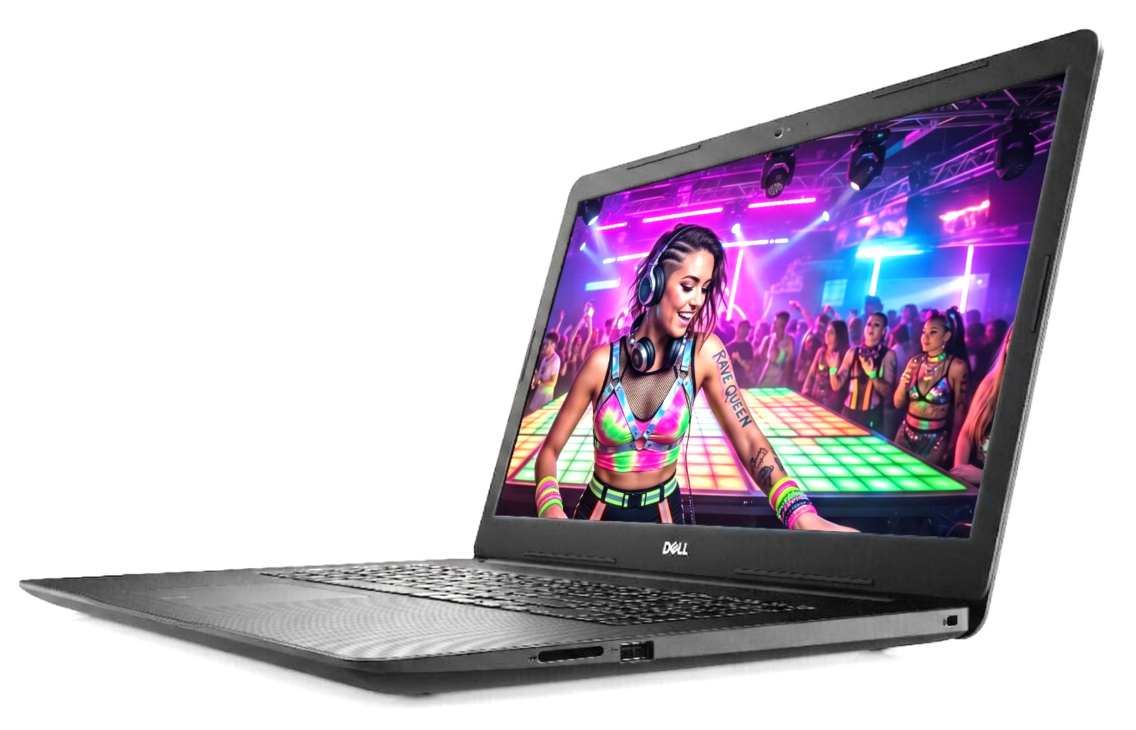17″ Dell Inspiron Laptop PC: 10th Gen i7! 8GB RAM – 256GB SSD! CD/DVD Burner!