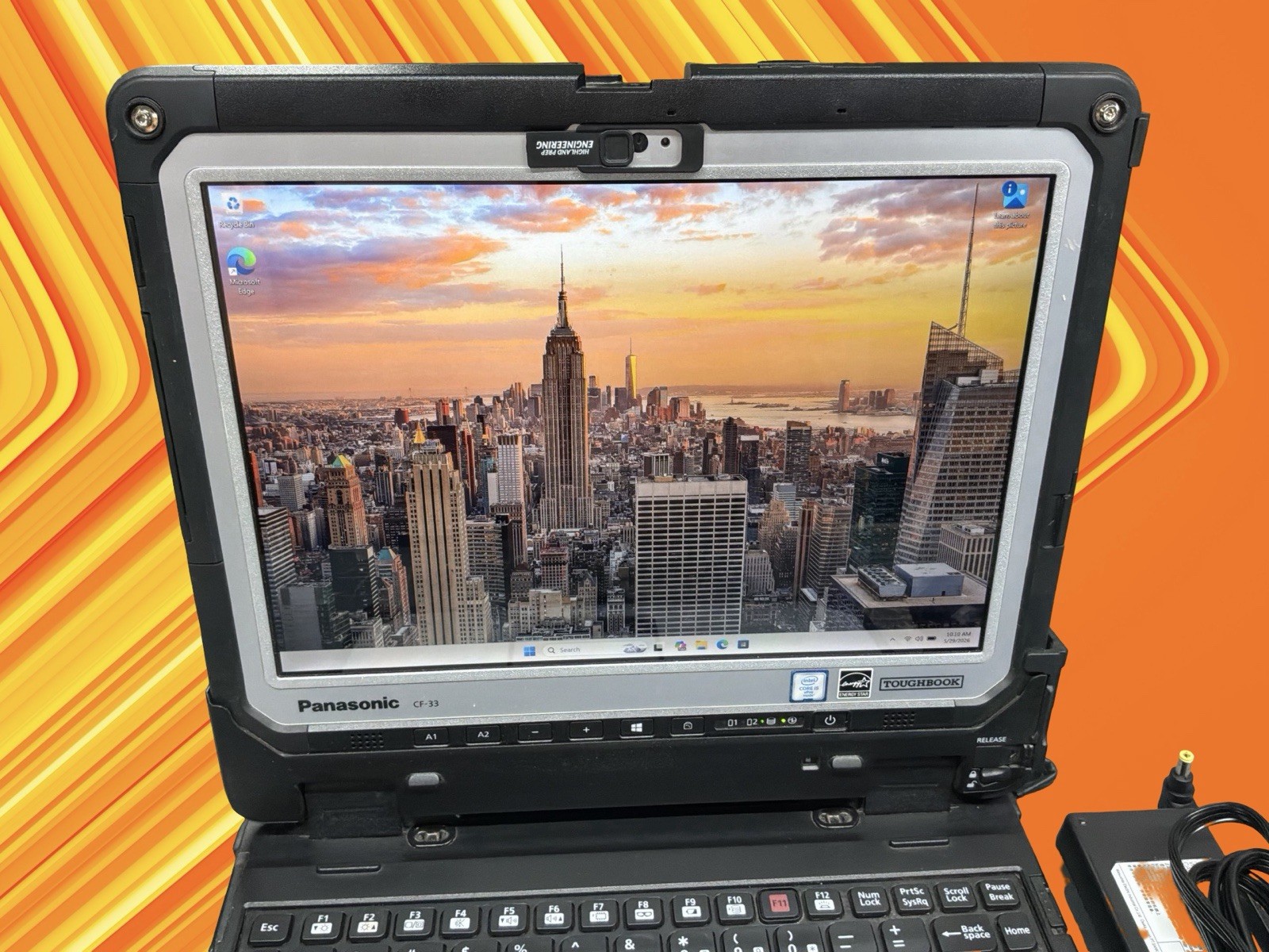 Toughbook Panasonic CF-33 I5-6300U 8GB RAM 256GB SSD Win11P W/CHARGER SEE DETAIL