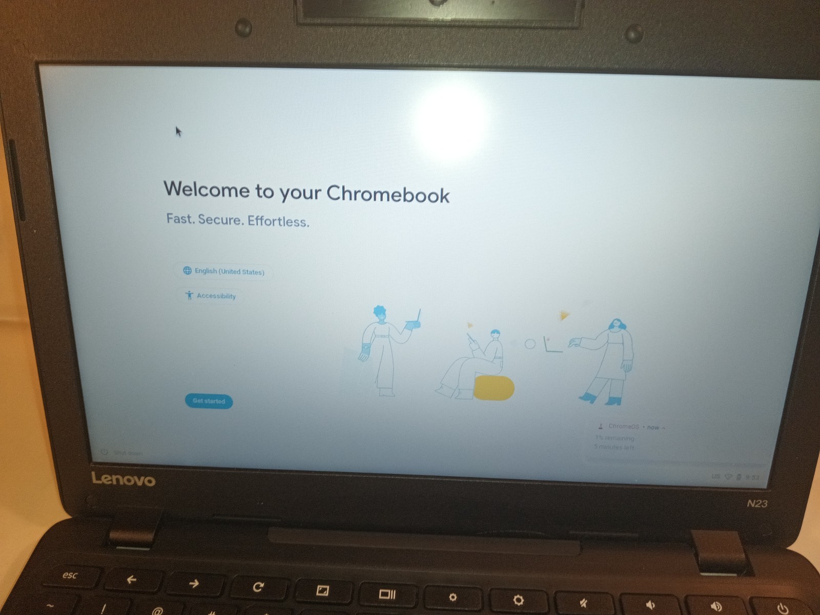 Lenovo N23 Chromebook Intel Celeron 1.60 GHz 4GB Ram 16GB with Charger
