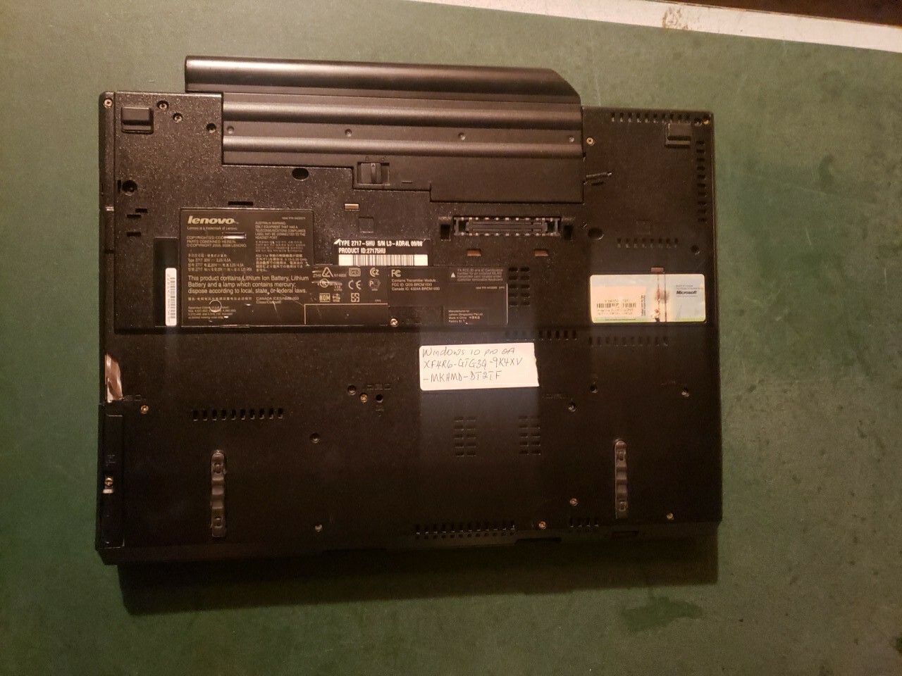 Lenovo Thinkpad R500 15.6″ Intel Celeron 4GB RAM 128GB SSD WEBCAM BLUETOOTH