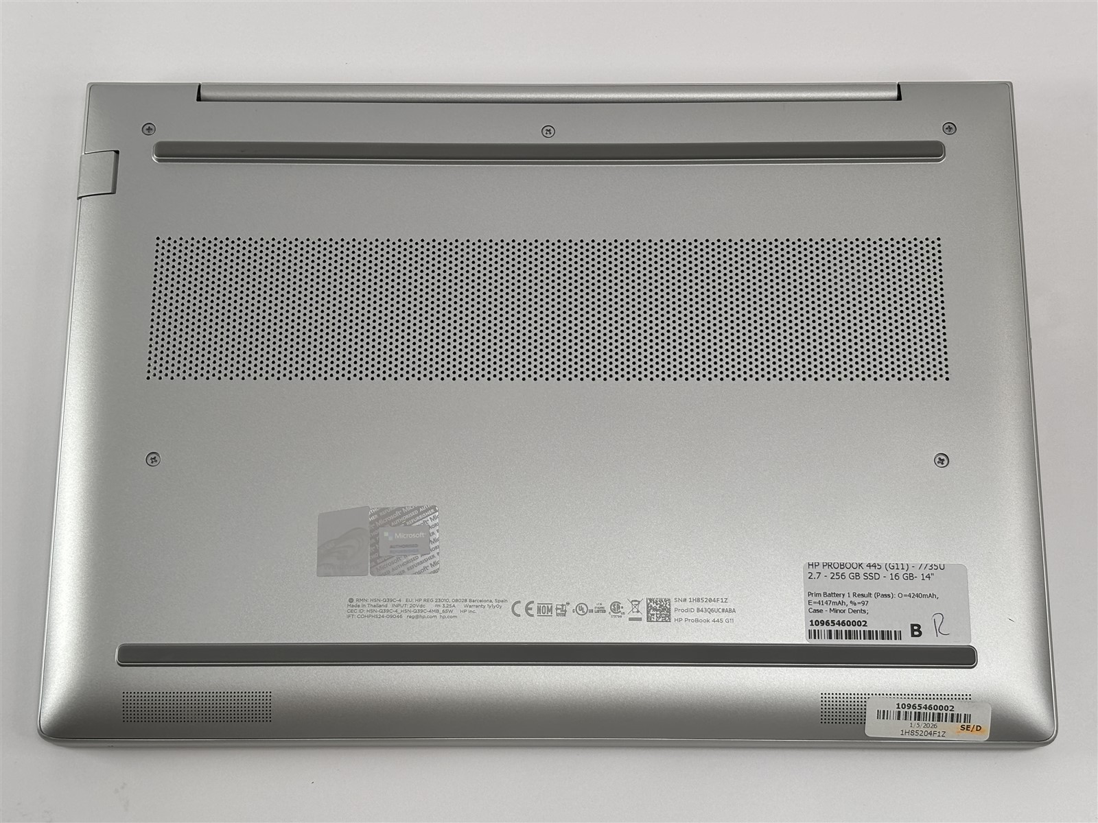 HP ProBook 445 G11 Ryzen 7 7735U 16GB 256GB SSD 14″ Backlit Business Win11 Home