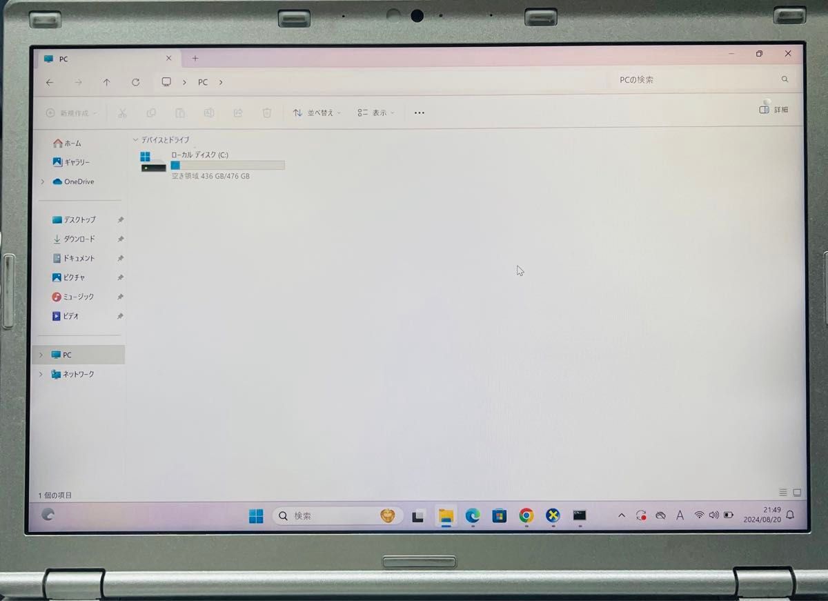 Panasonic Let’s Note CF-SZ6Z16VS Core i7-7600U Windows 11 Memory 16GB SSD512GB