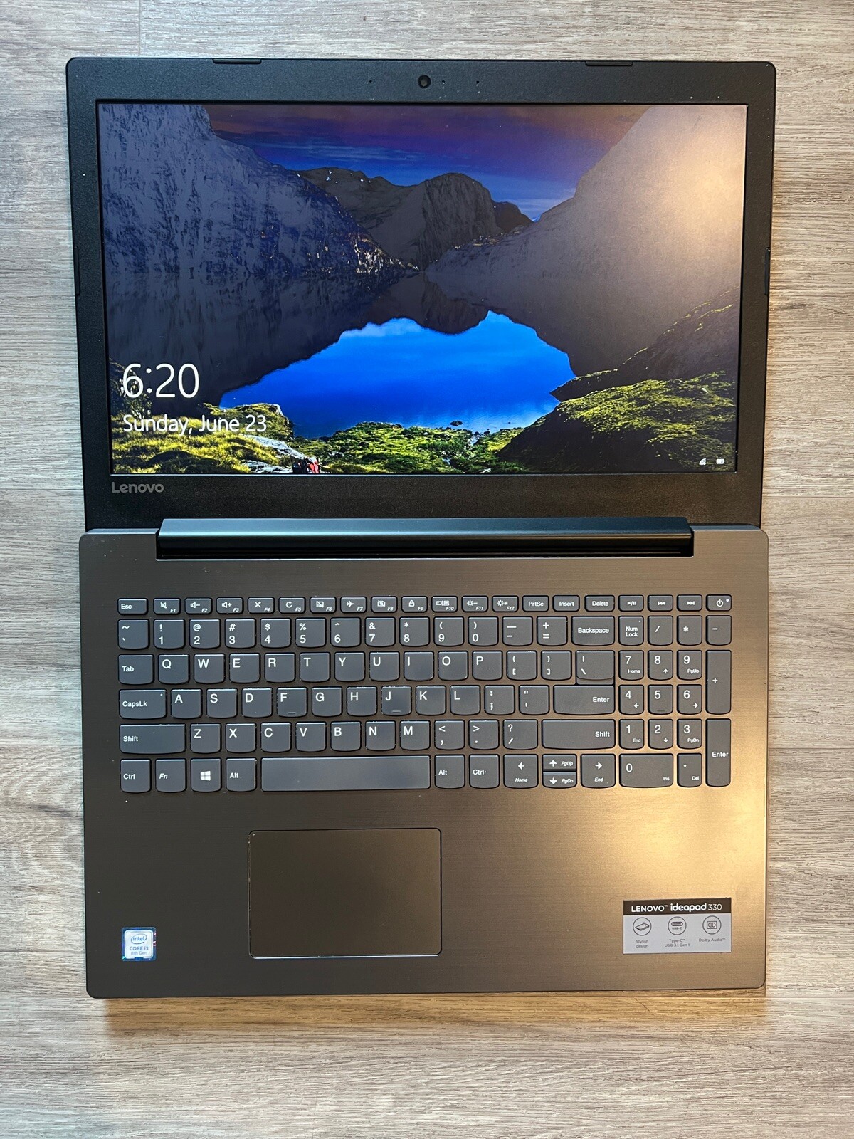 Lenovo 81DE00L8US Ideapad 330 15.6″ HD i3-8130U 2.20GHz 4GB RAM 1TB HDD Laptop