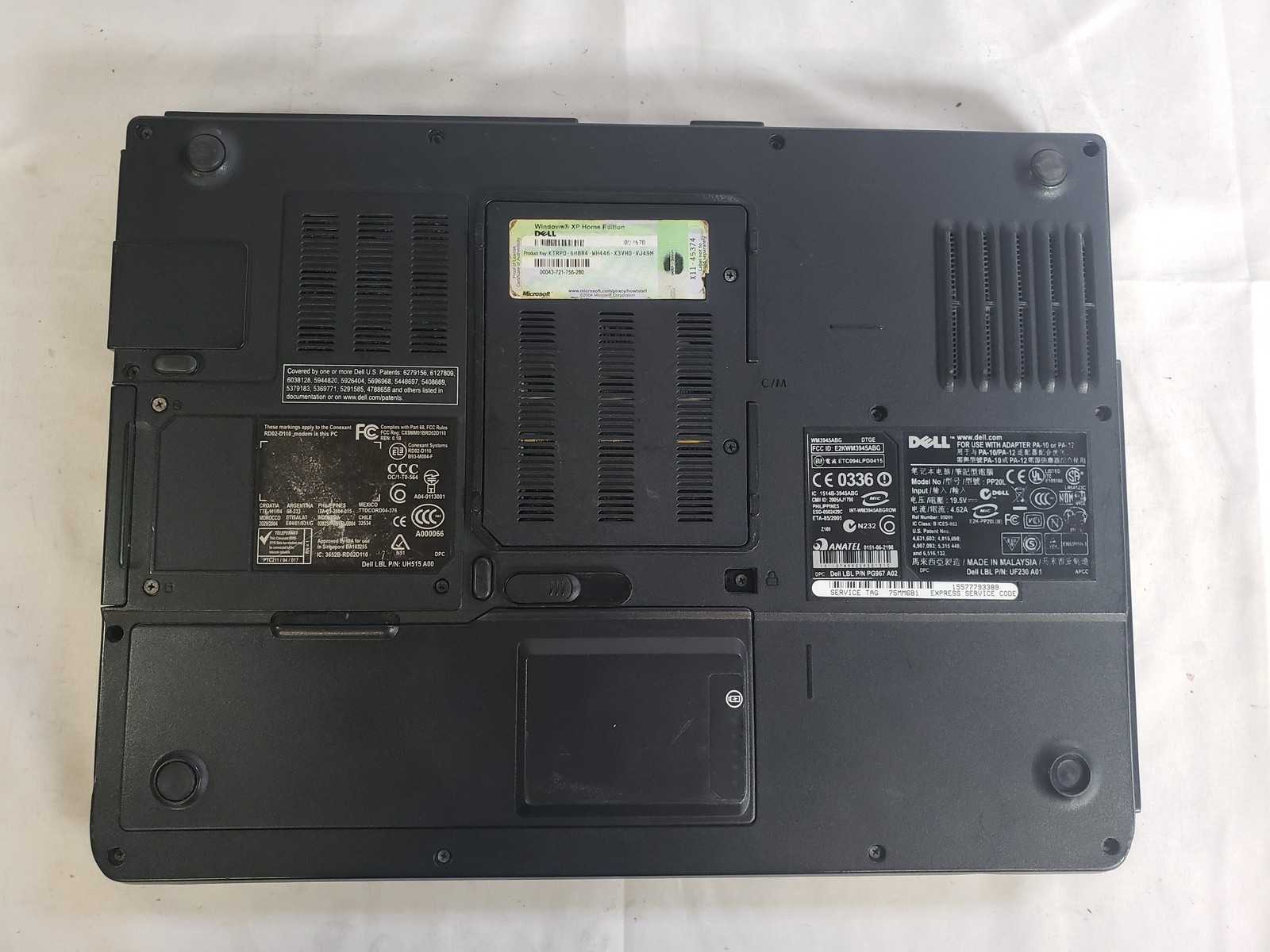 Dell Inspiron 6400 Win XP Intel T1300 @ 1.66GHz 1GB 36GB HDD 15.4″